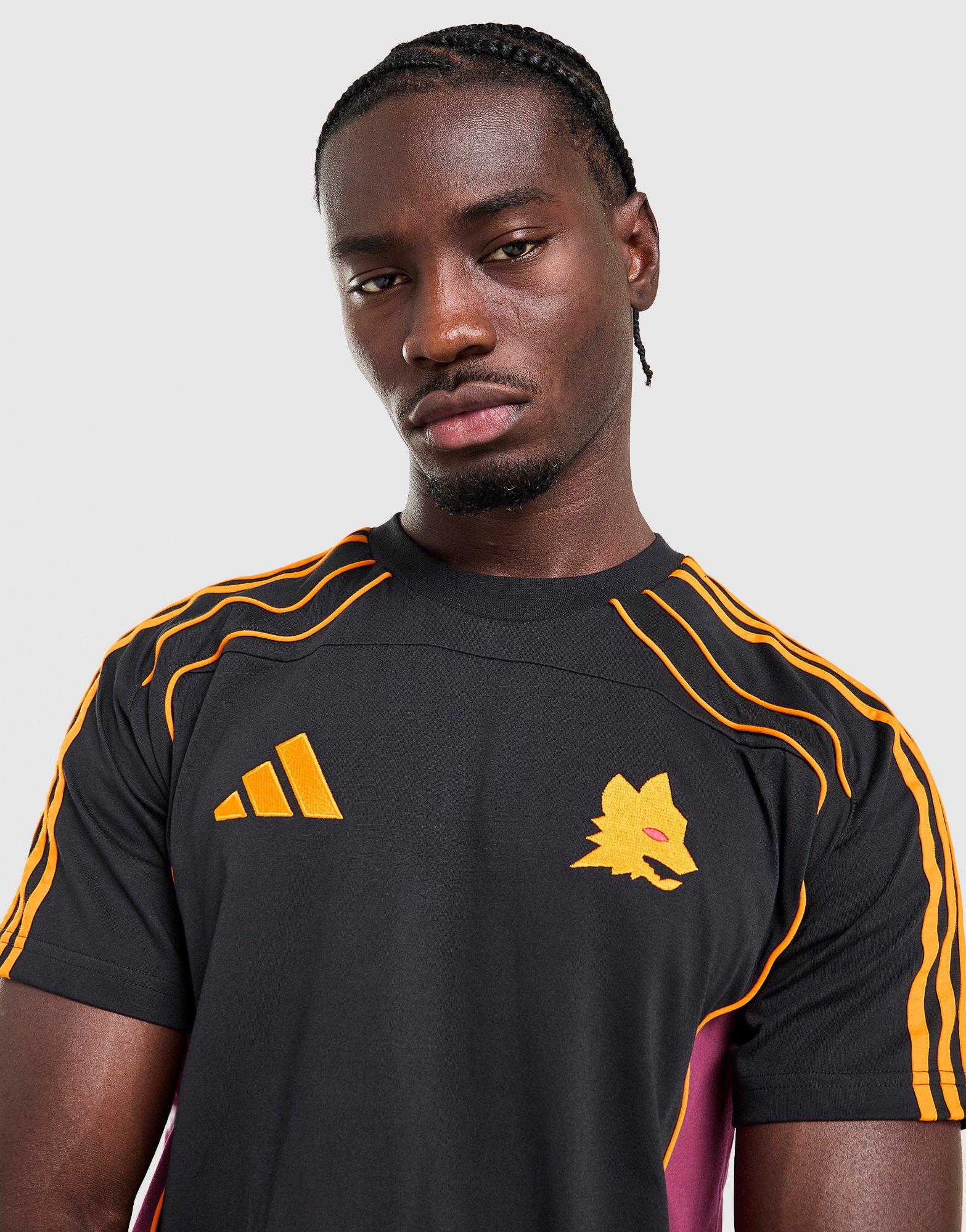 Black adidas AS Roma Urban Purist T-Shirt - JD Sports Singapore