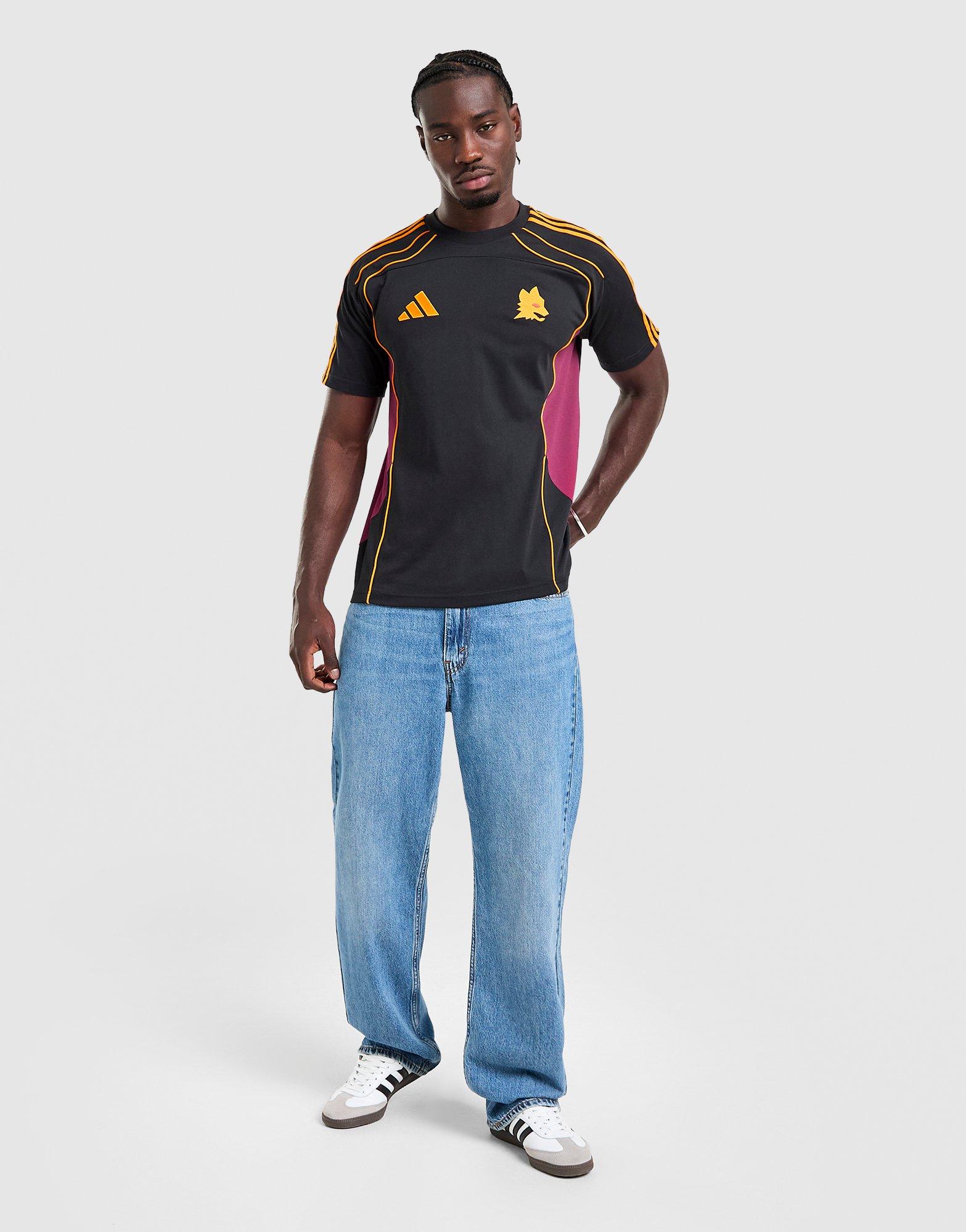 Black adidas AS Roma Urban Purist T-Shirt - JD Sports Singapore