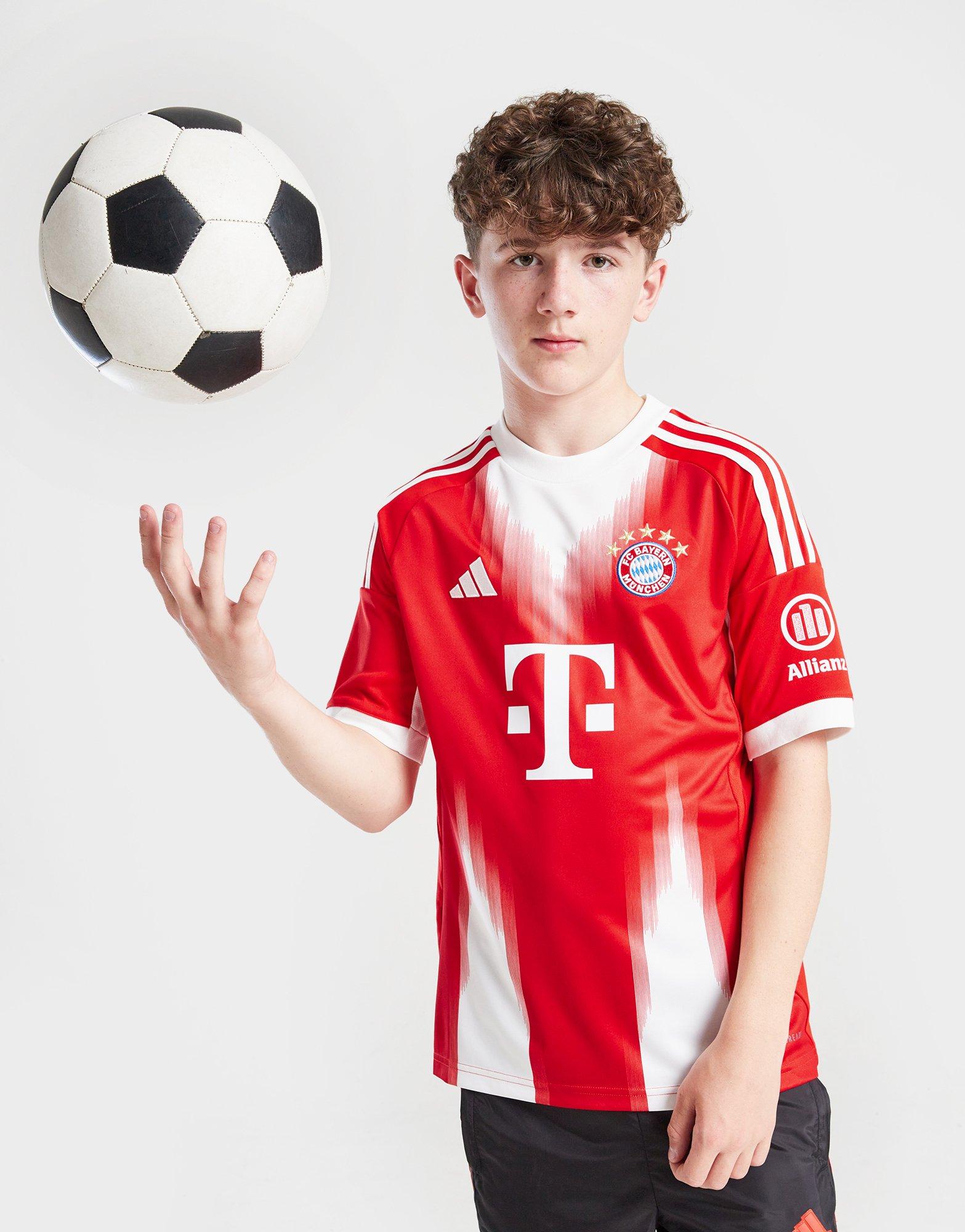 Red adidas FC Bayern Munich 2025/26 Home Shirt Junior - JD Sports