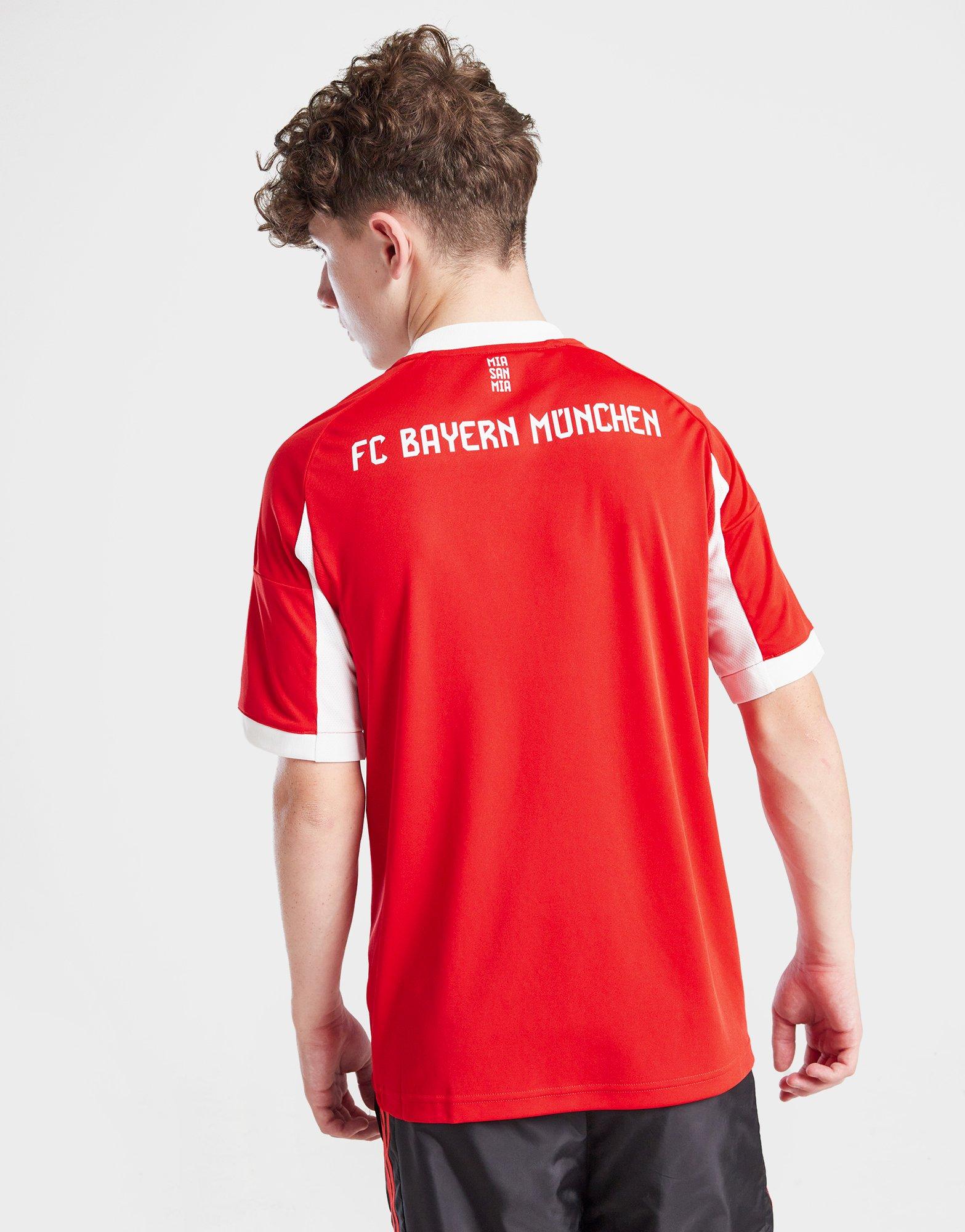 Red adidas FC Bayern Munich 2025/26 Home Shirt Junior - JD Sports