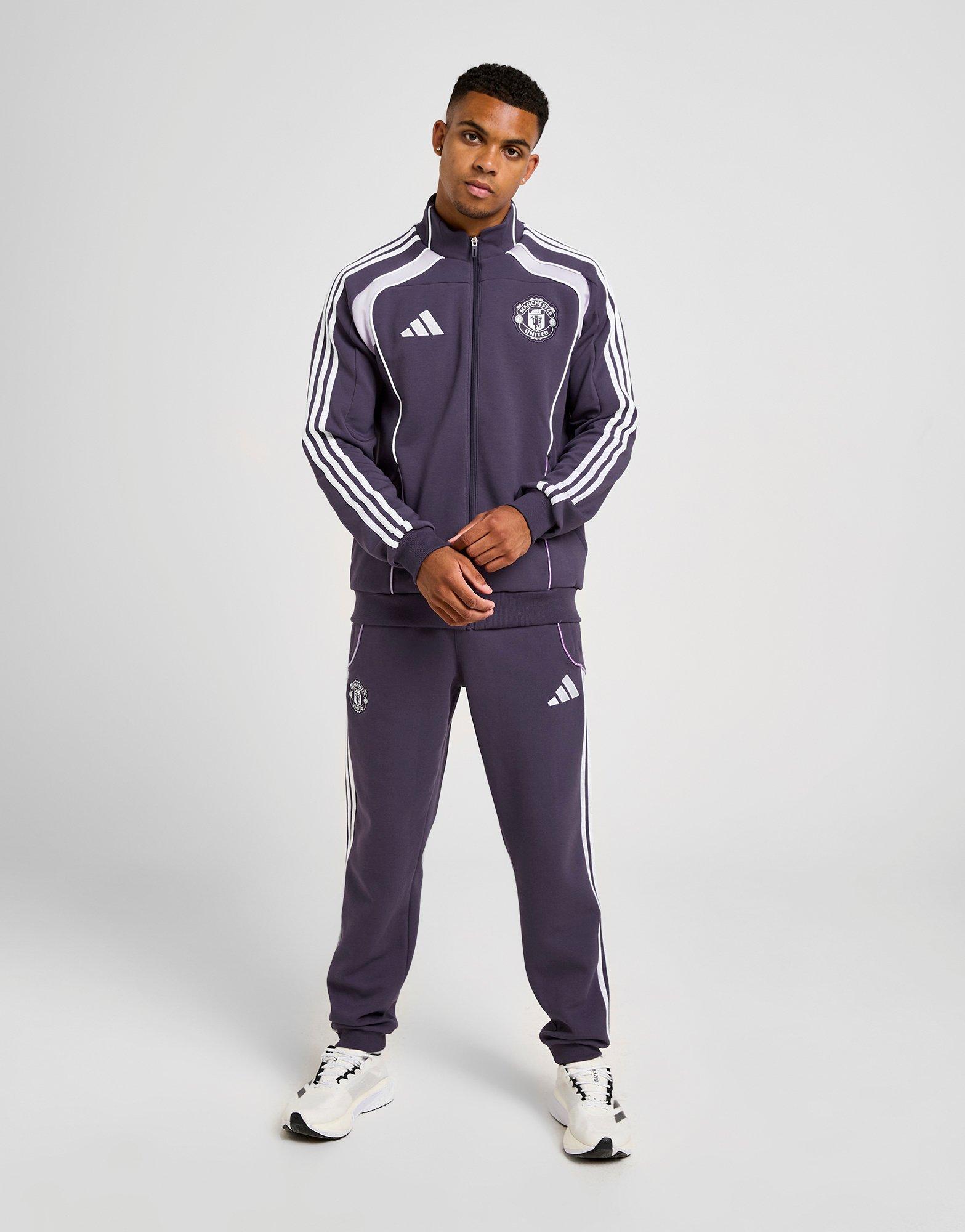 Purple adidas Manchester United FC Urban Purist Track Top - JD