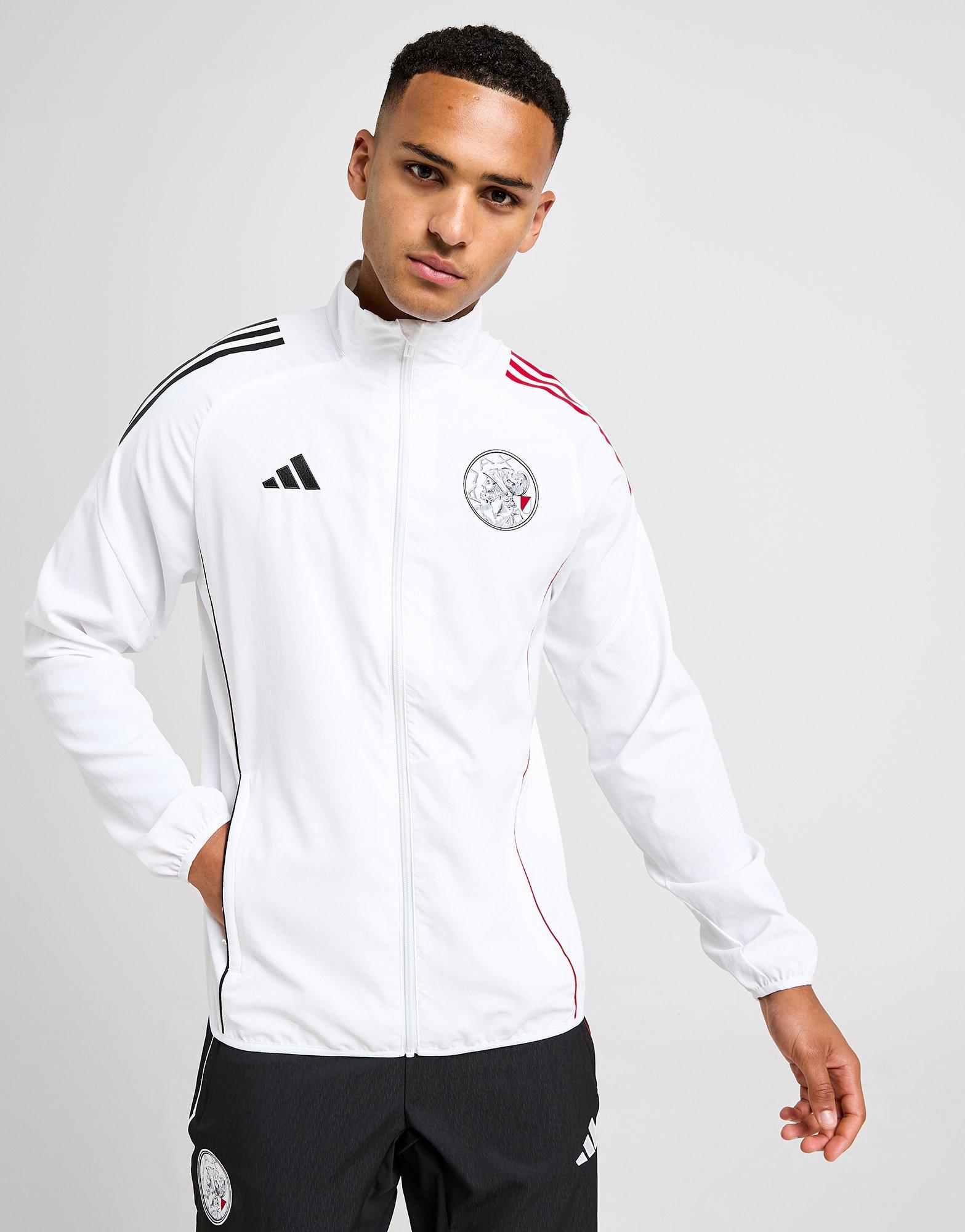 アディダス AJAX ジャケット ホワイト　LサイズTIRO condivo White adidas AFC Ajax Pre Match Jacket - JD Sports Singapore