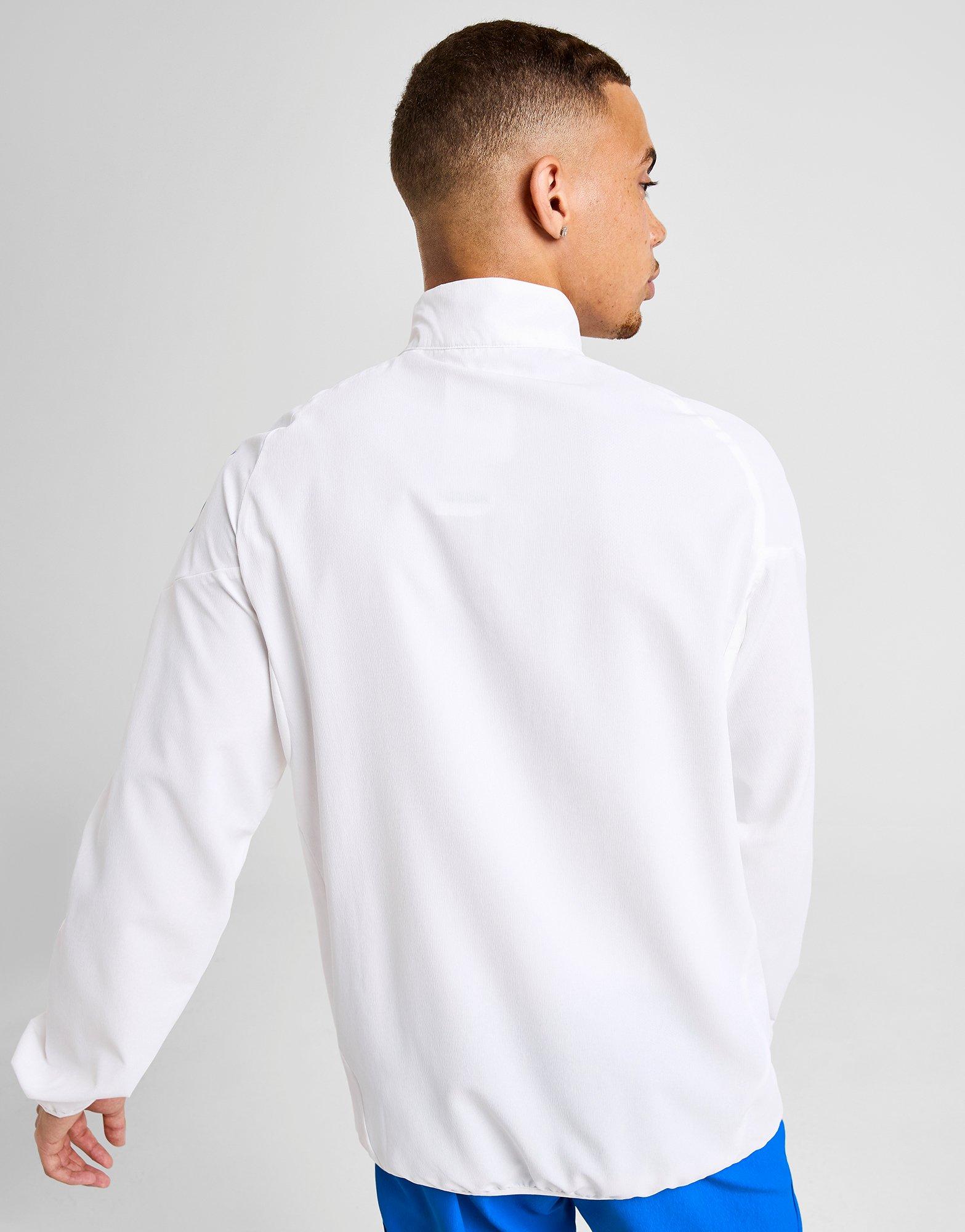 White adidas Real Madrid European Presentation Jacket - JD Sports