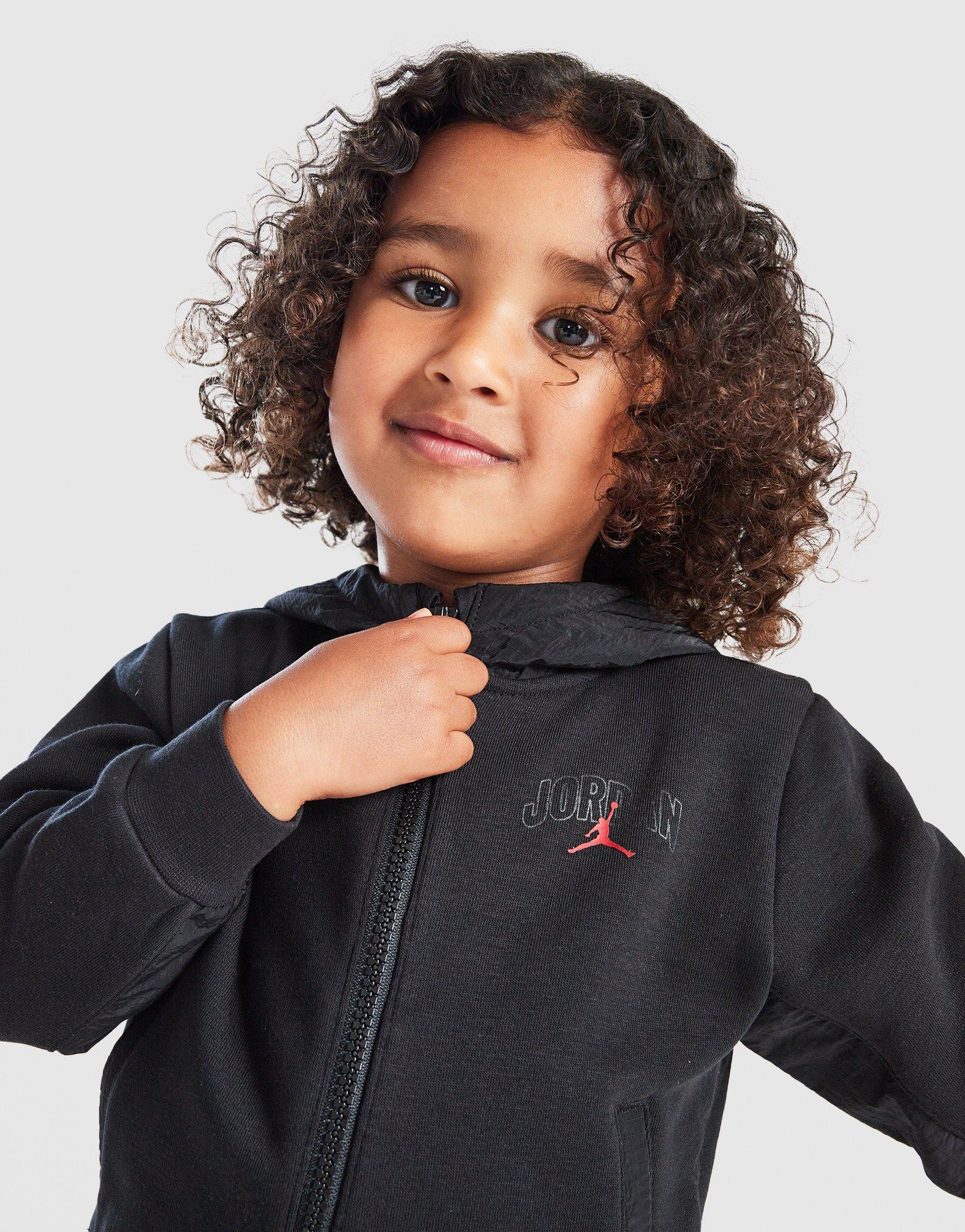 Black Jordan Ripstop Full Zip Arch Logo Tracksuit Infant - JD