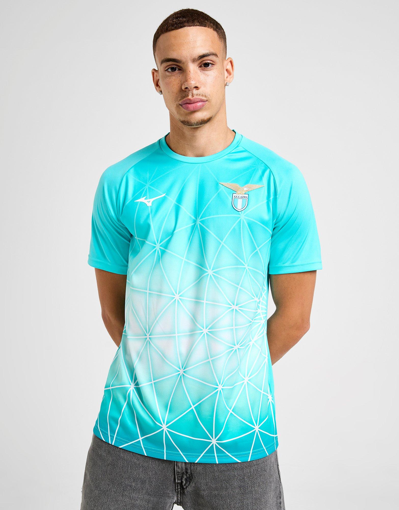 Blue Mizuno S.S. Lazio Pre Match Shirt - JD Sports Singapore