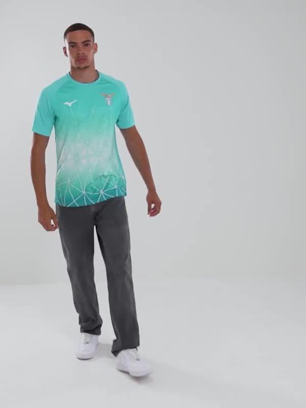 Blue Mizuno S.S. Lazio Pre Match Shirt - JD Sports Singapore