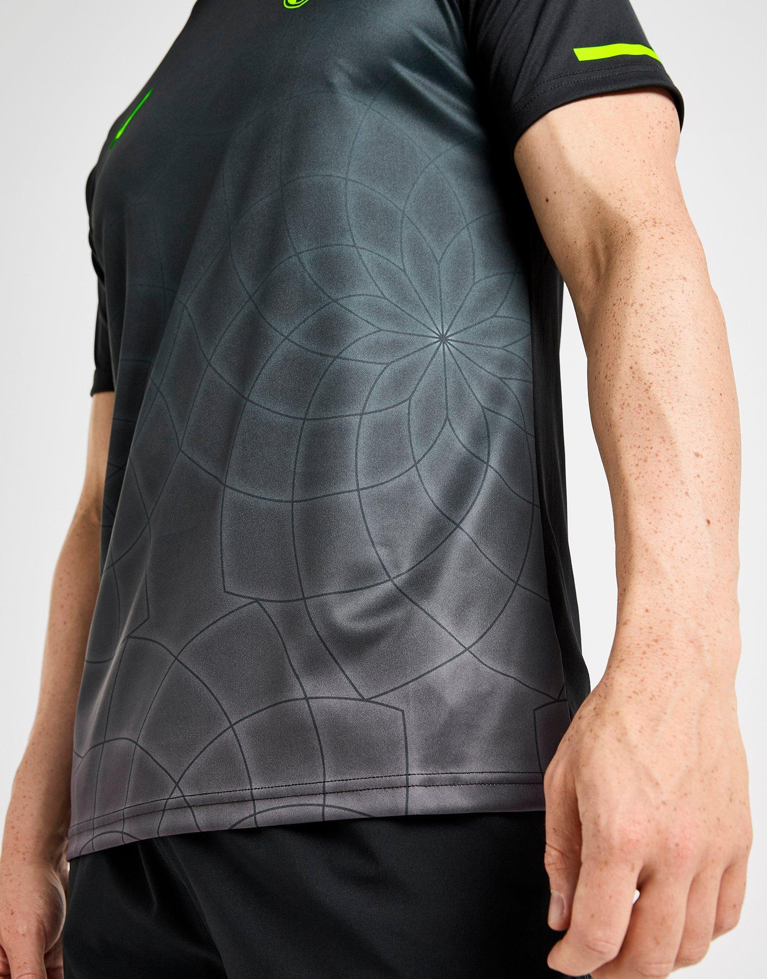 Black Mizuno S.S. Lazio Training Shirt - JD Sports Singapore
