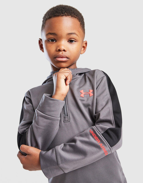 Poly Colour Block 1/4 Zip Tracksuit Children's