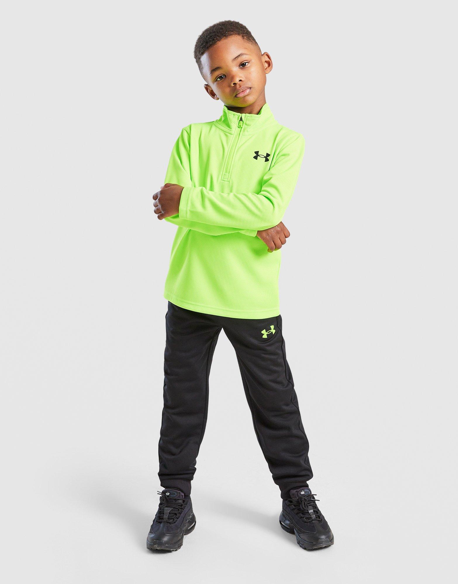 Tech Grid 1/4 Zip Tracksuit Children