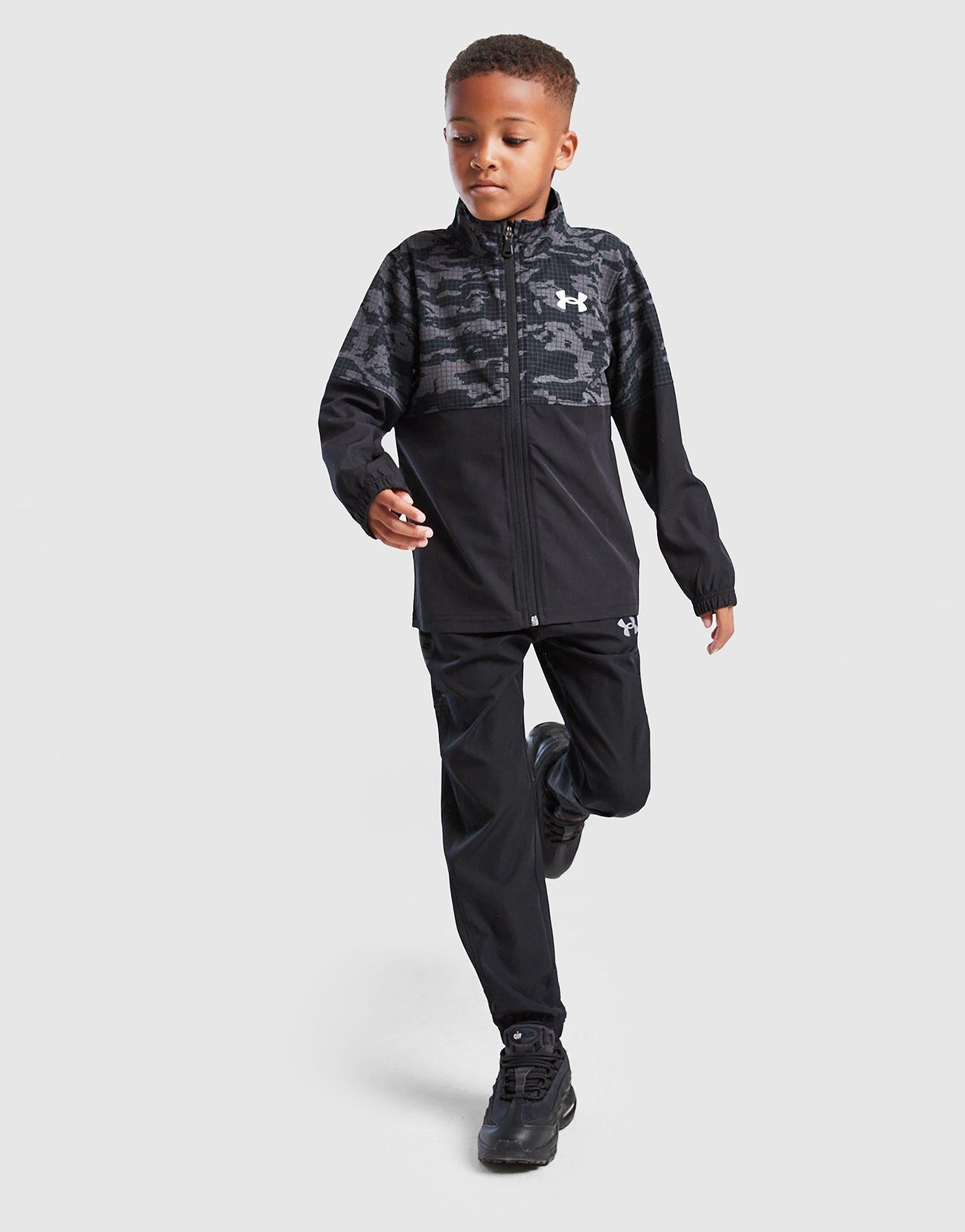 Vanish Full Zip Camo Tracksuit Children