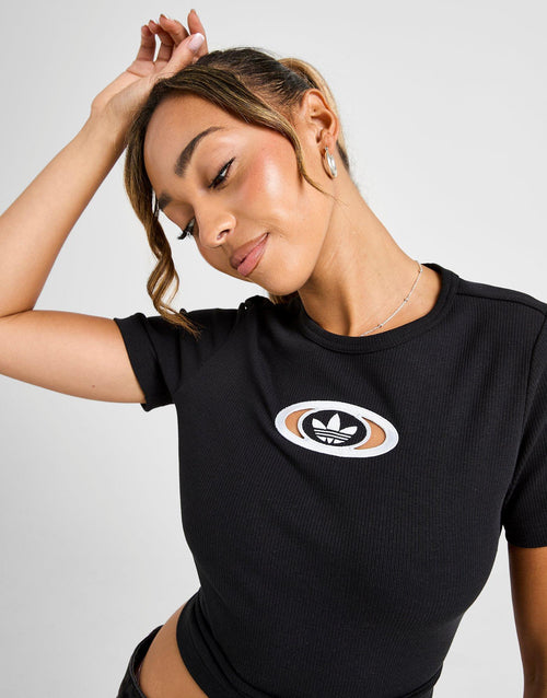 Ribbed Cut Out T-Shirt