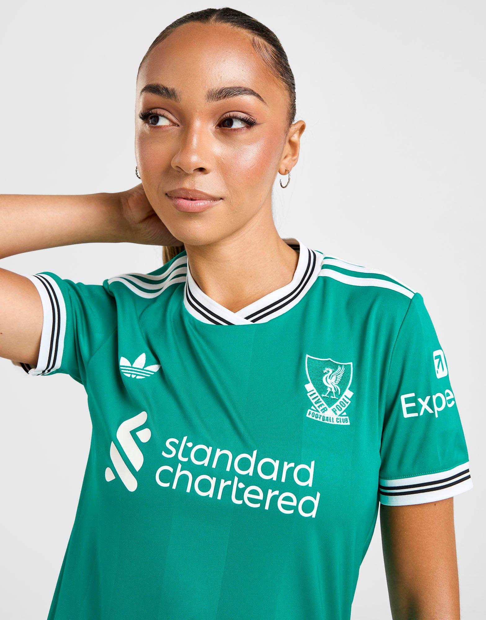 Green adidas Liverpool FC 2025/26 Third Shirt Women's - JD Sports
