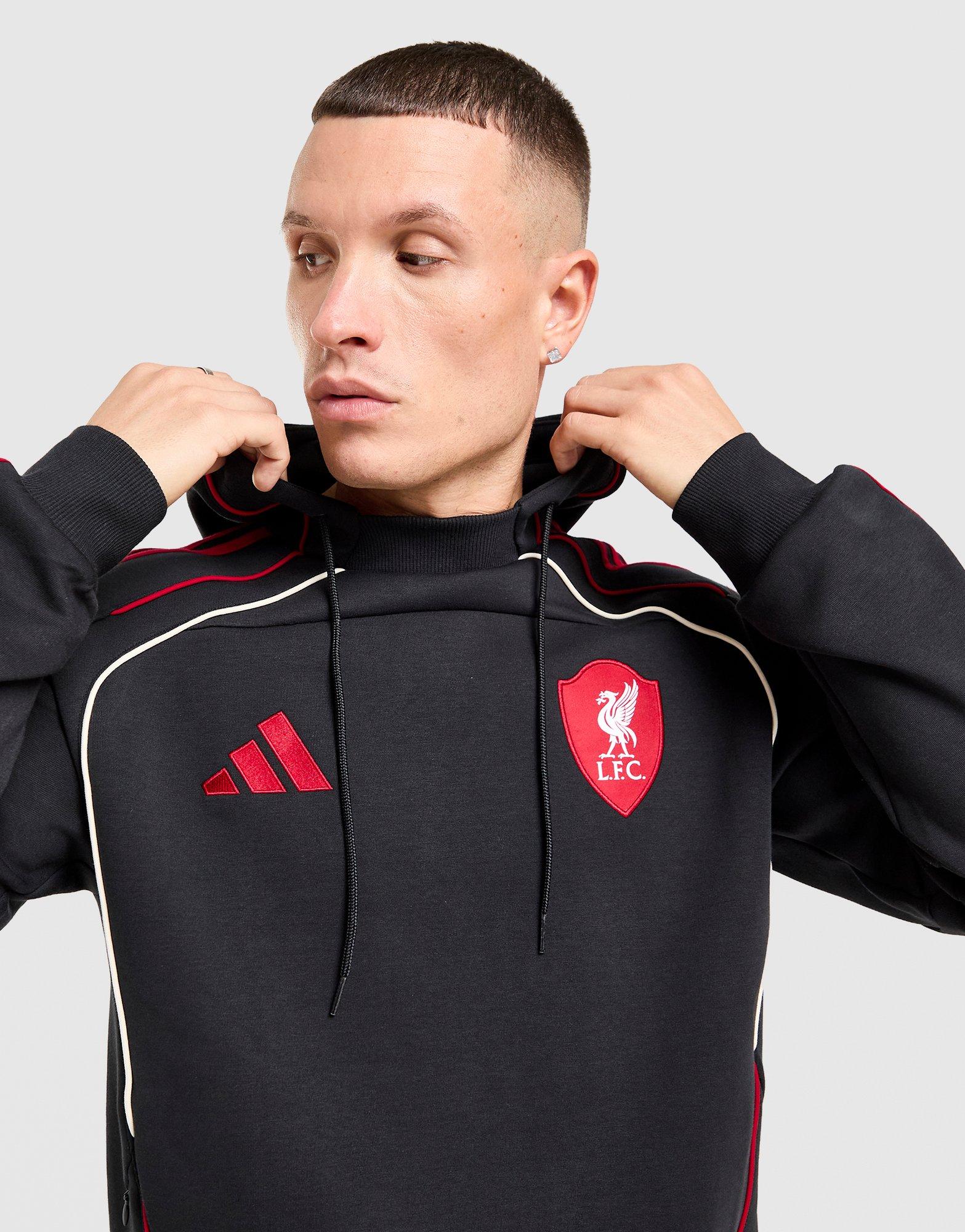 Black adidas Liverpool FC Urban Purist Hoodie - JD Sports Singapore