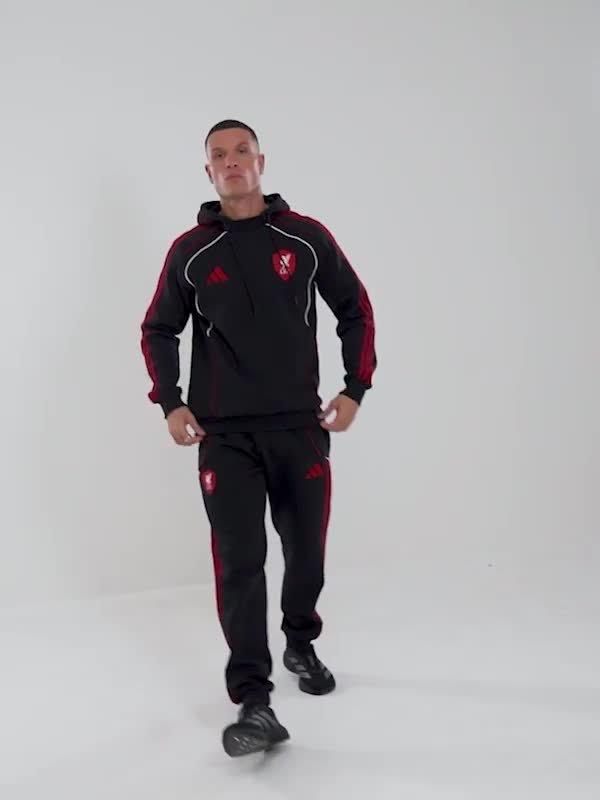 Black adidas Liverpool FC Urban Purist Hoodie - JD Sports Singapore