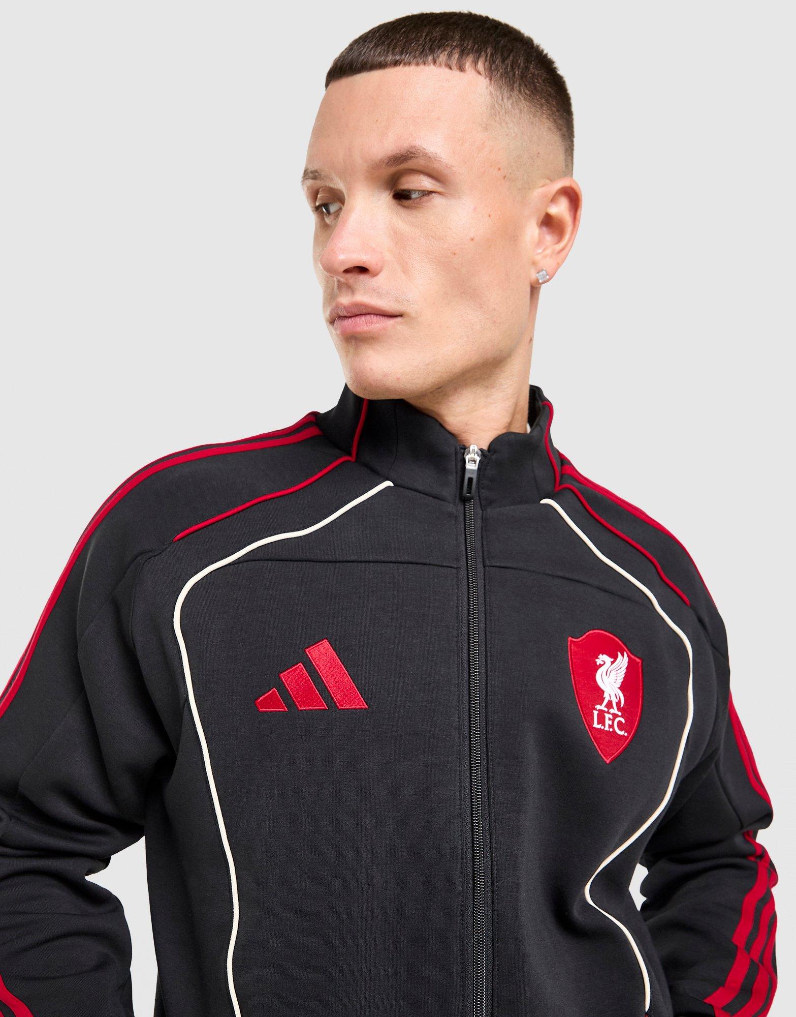 Black adidas Liverpool FC Urban Purist Track Top - JD Sports Singapore