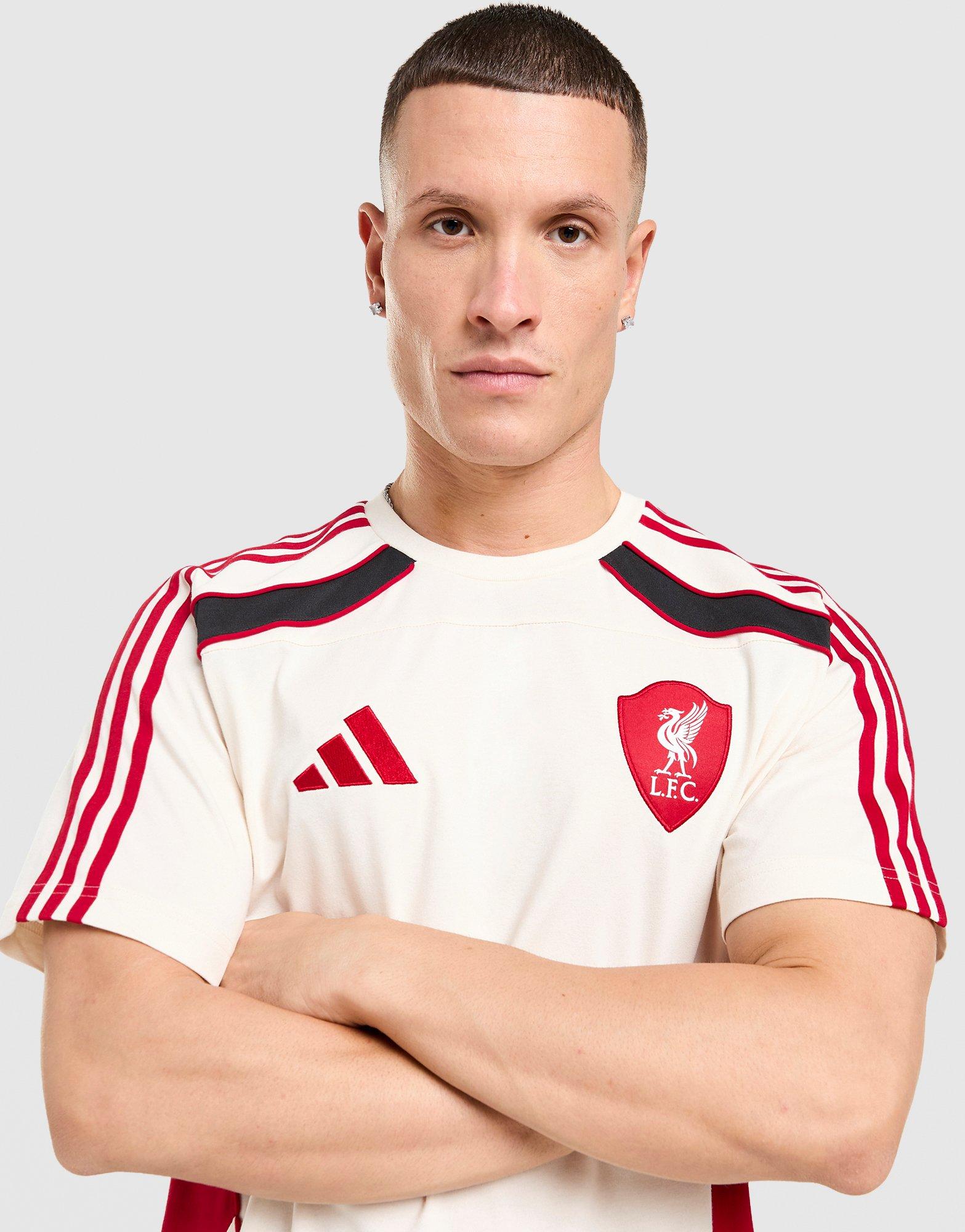 White adidas Liverpool FC Urban Purist T-Shirt - JD Sports Singapore