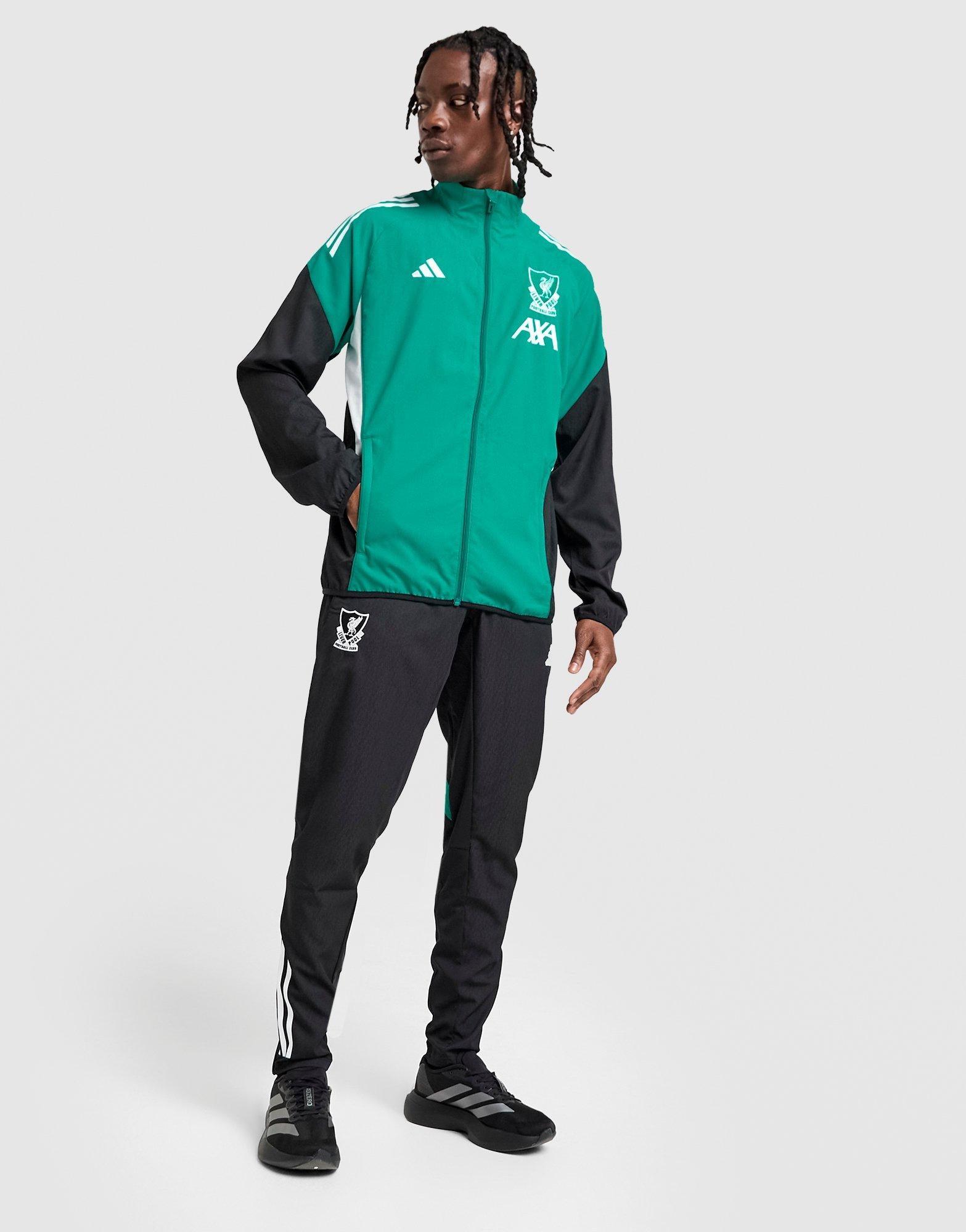 Black adidas Liverpool FC Presentation Track Pants - JD Sports