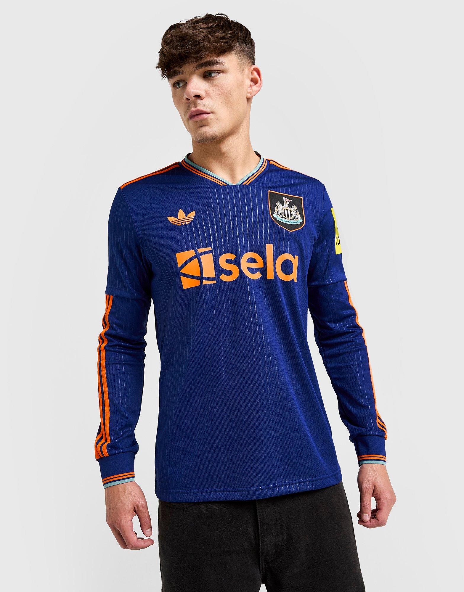 Blue adidas Newcastle United FC 2025/26 Long Sleeve Third Shirt