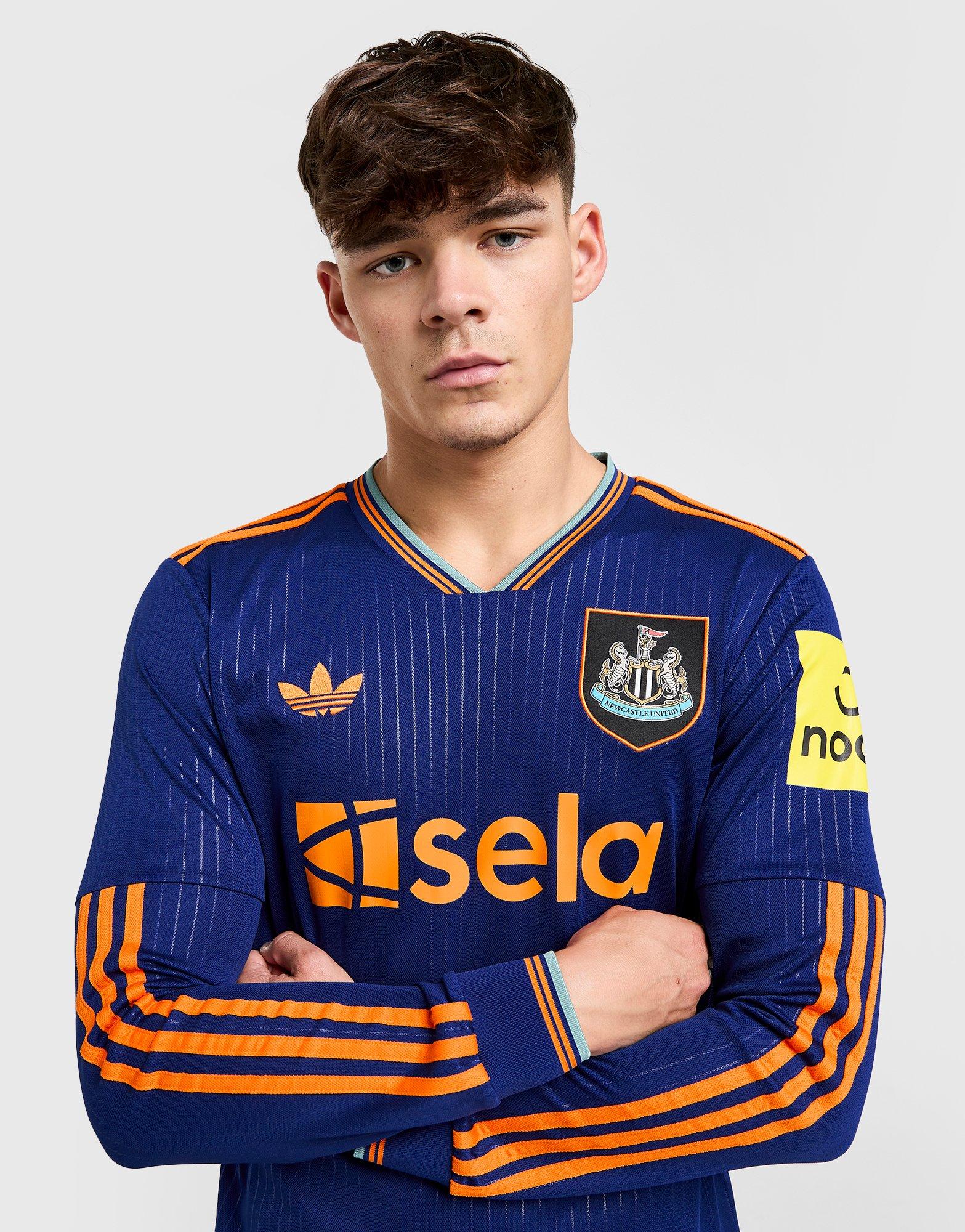 Blue adidas Newcastle United FC 2025/26 Long Sleeve Third Shirt