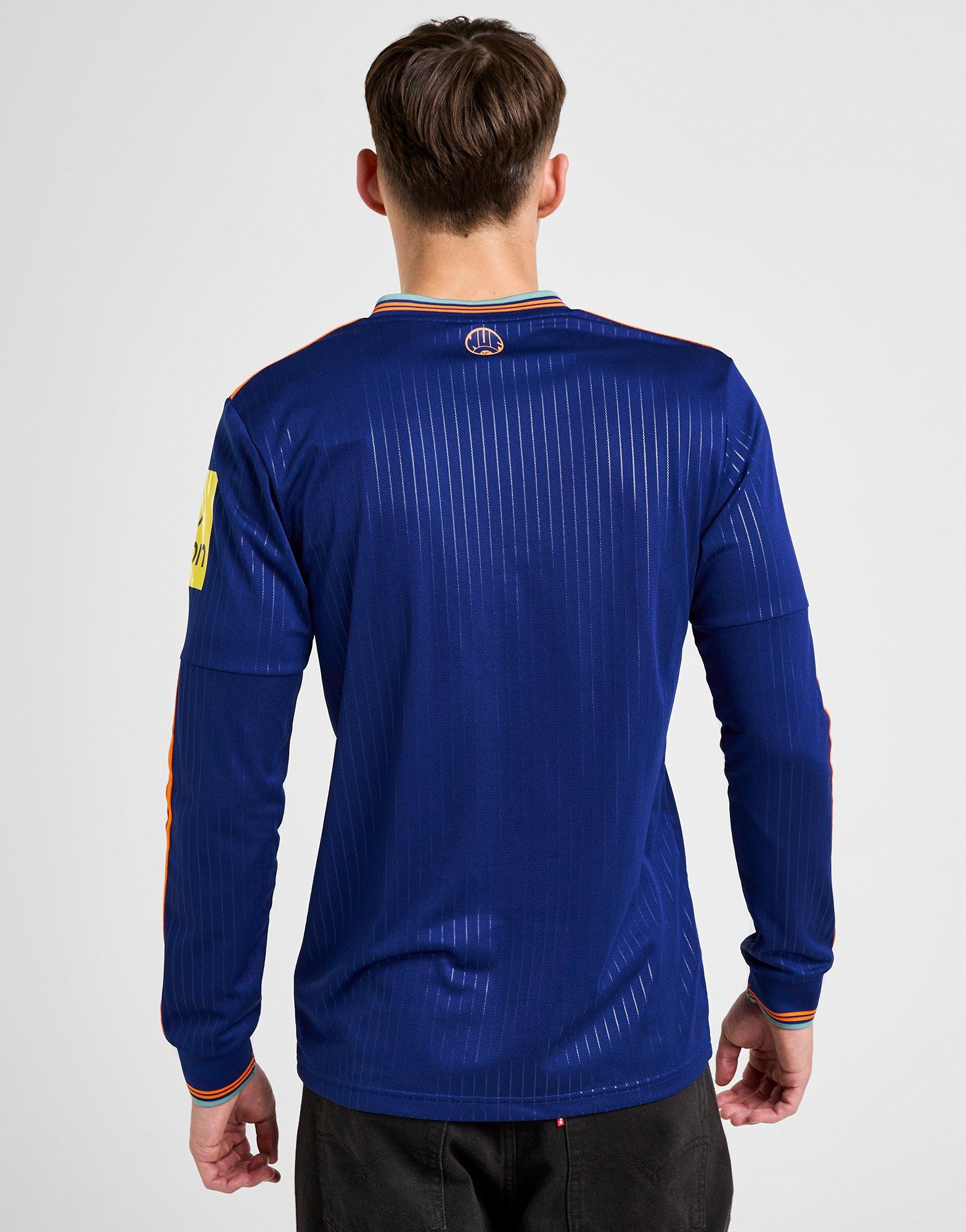 Blue adidas Newcastle United FC 2025/26 Long Sleeve Third Shirt