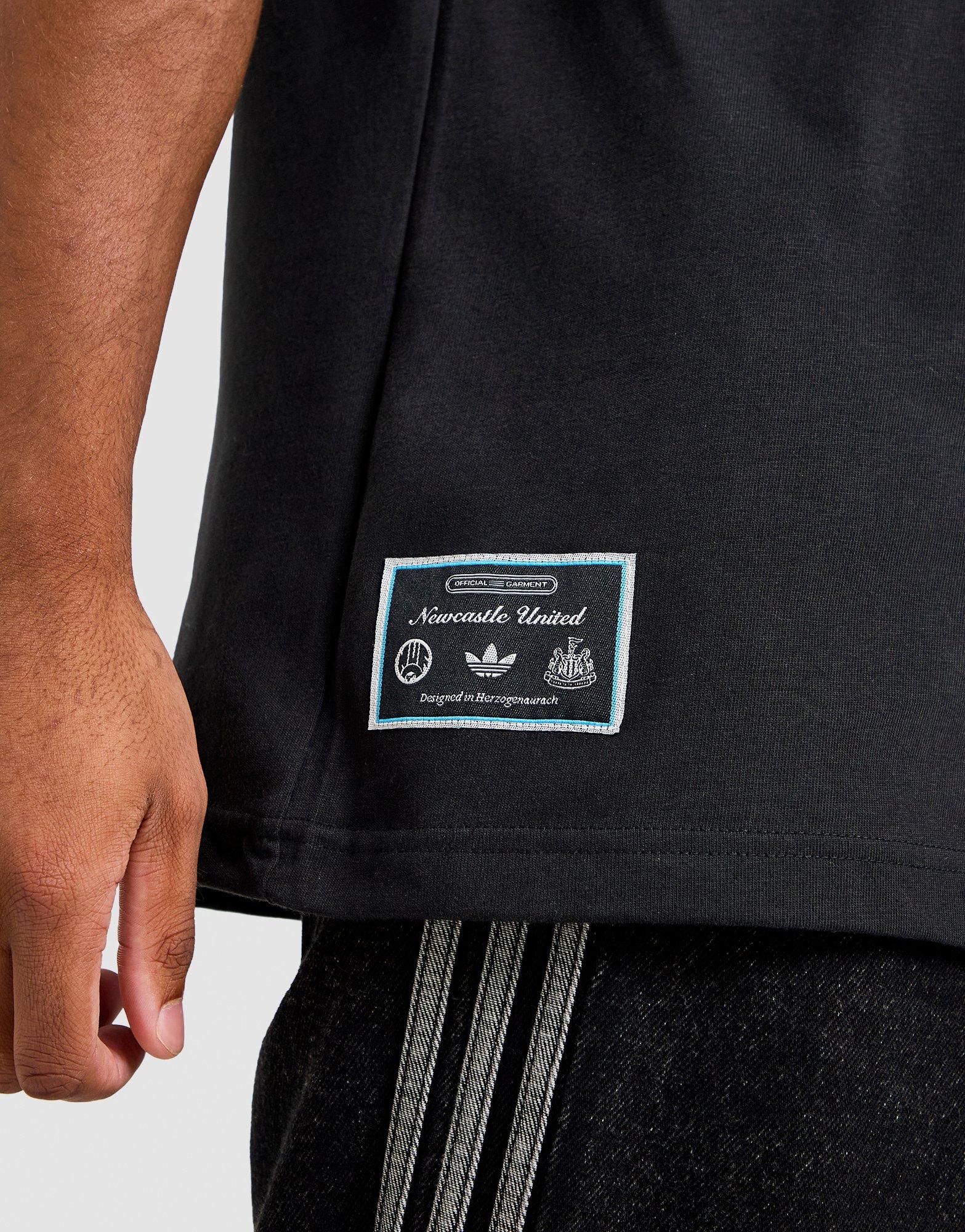 Black adidas Newcastle United FC Icons T-Shirt - JD Sports Singapore