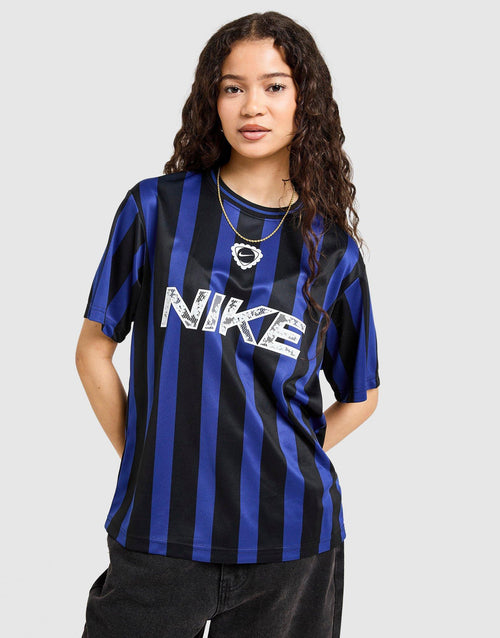 Football Stripe Oversized Shirt