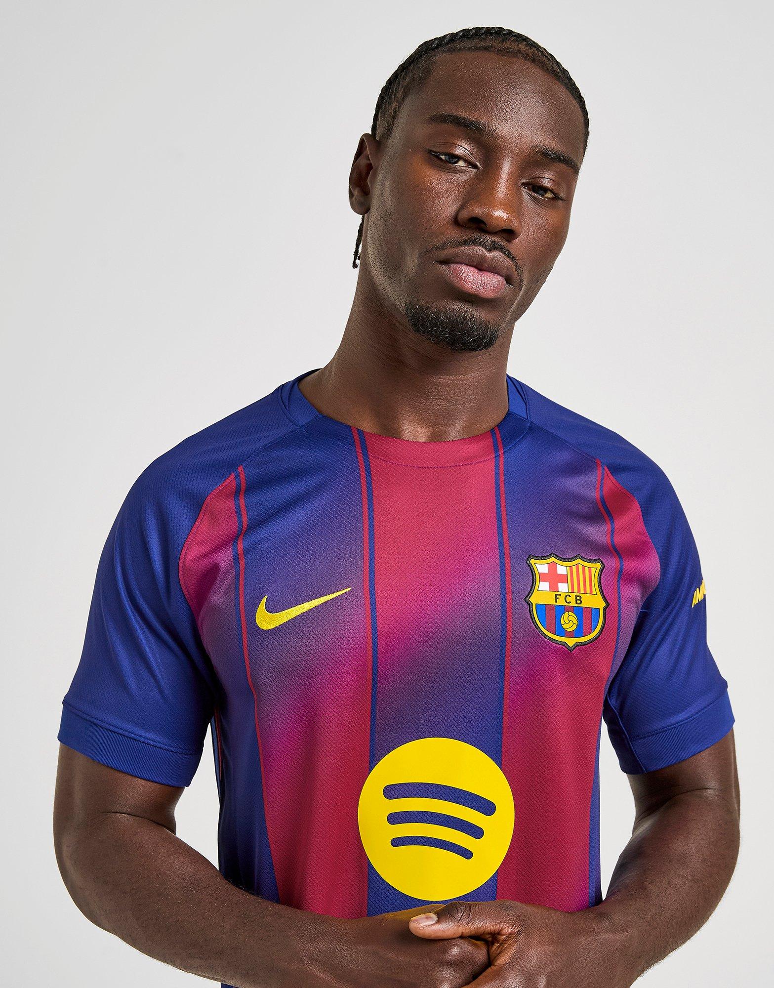 Black Nike FC Barcelona 2025/26 Stadium Home - JD Sports Singapore