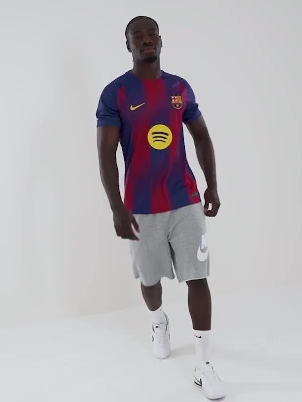 Black Nike FC Barcelona 2025/26 Stadium Home - JD Sports Singapore