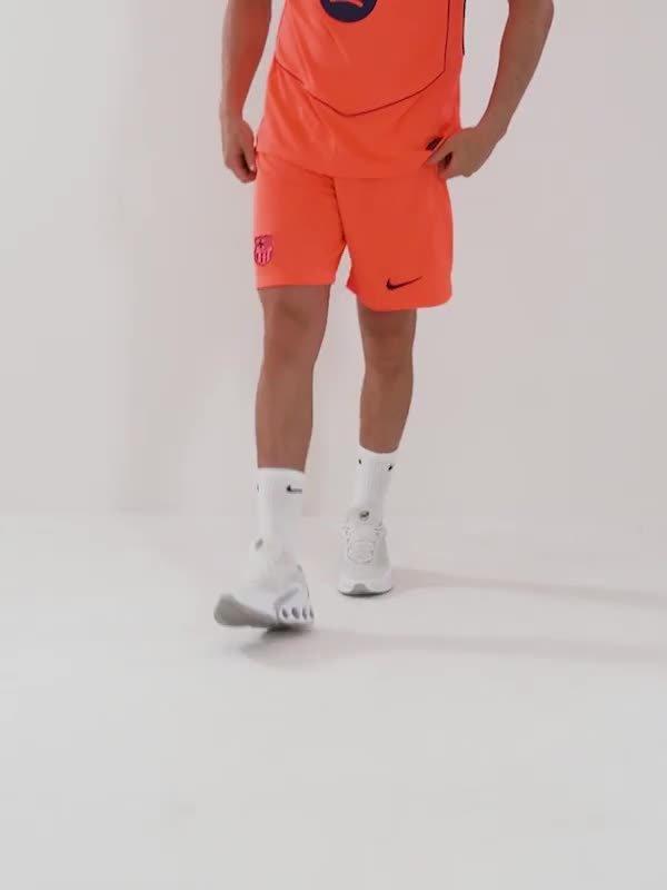 Orange Nike FC Barcelona 2025/26 Third Shorts - JD Sports Singapore