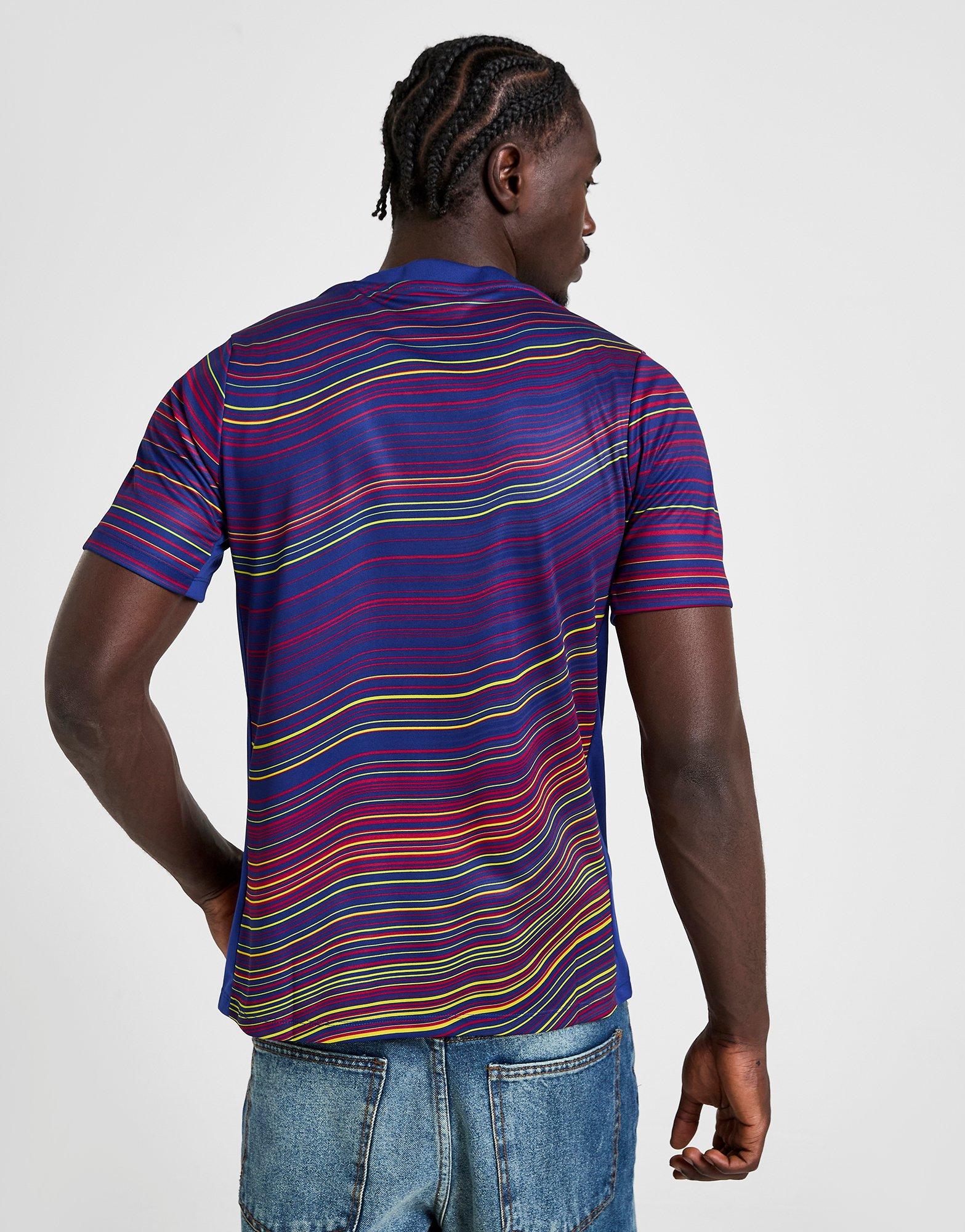 Blue Nike FC Barcelona Pre Match T-Shirt - JD Sports Singapore