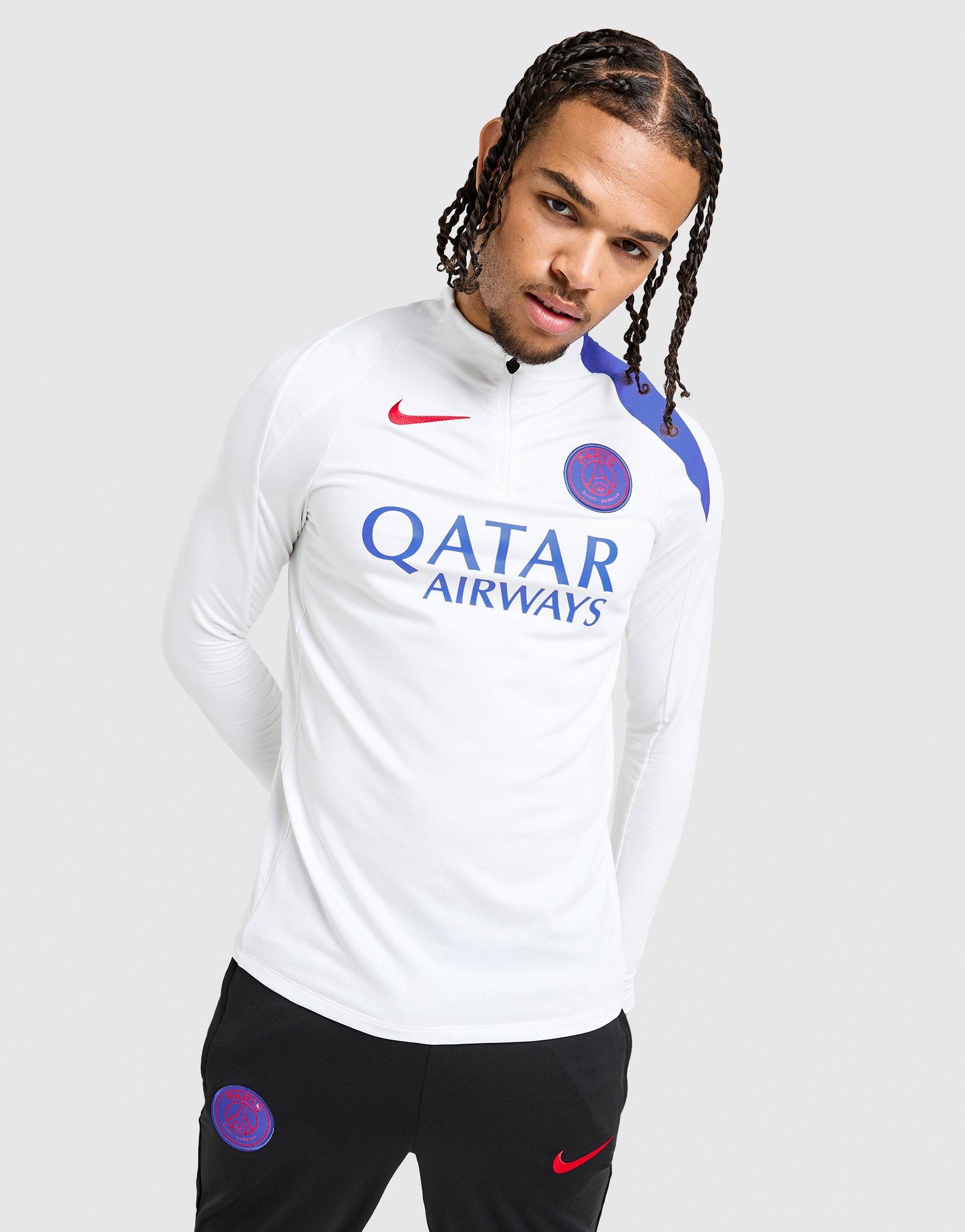 White Nike Paris Saint Germain Strike Drill Top - JD Sports Singapore