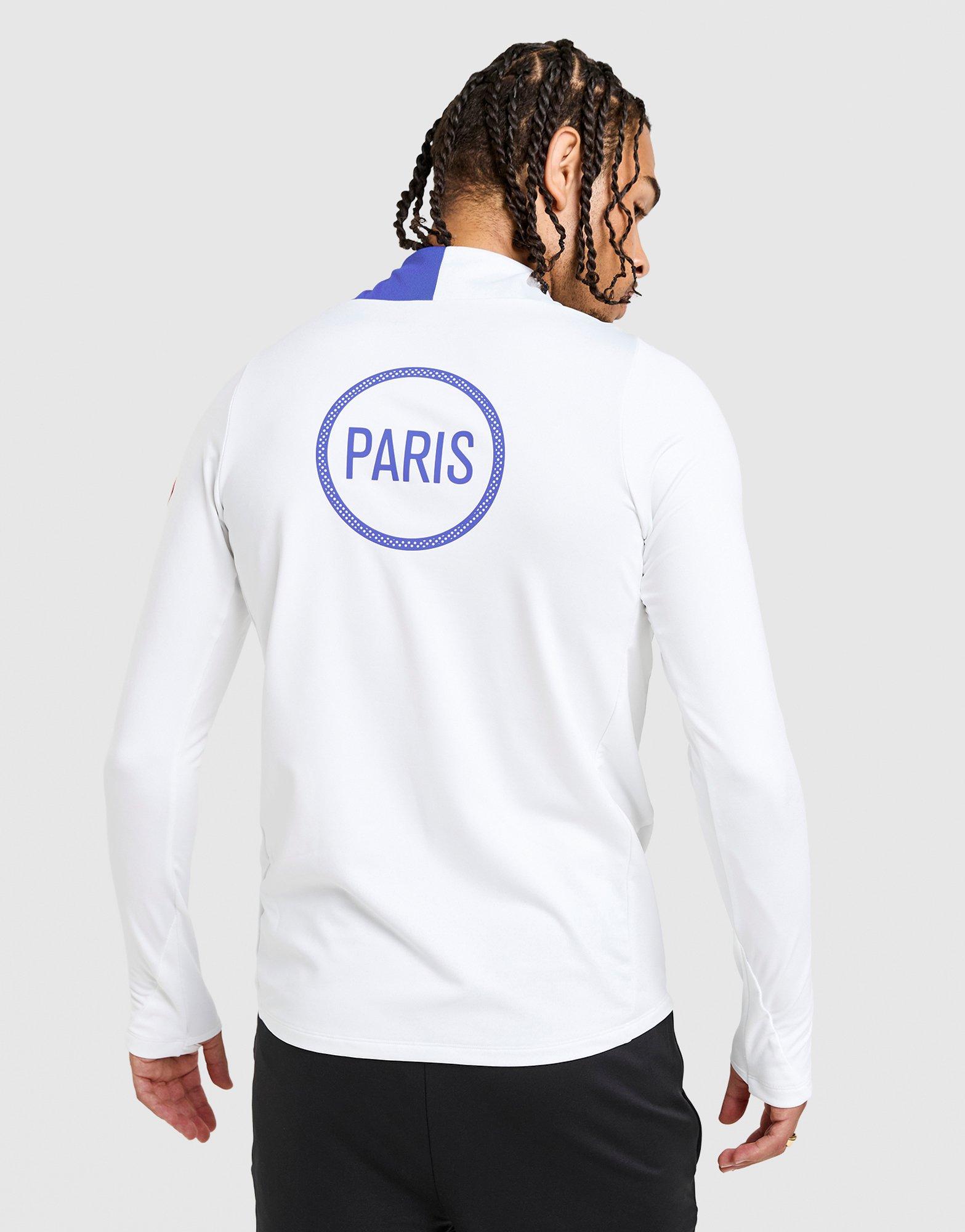 White Nike Paris Saint Germain Strike Drill Top - JD Sports Singapore