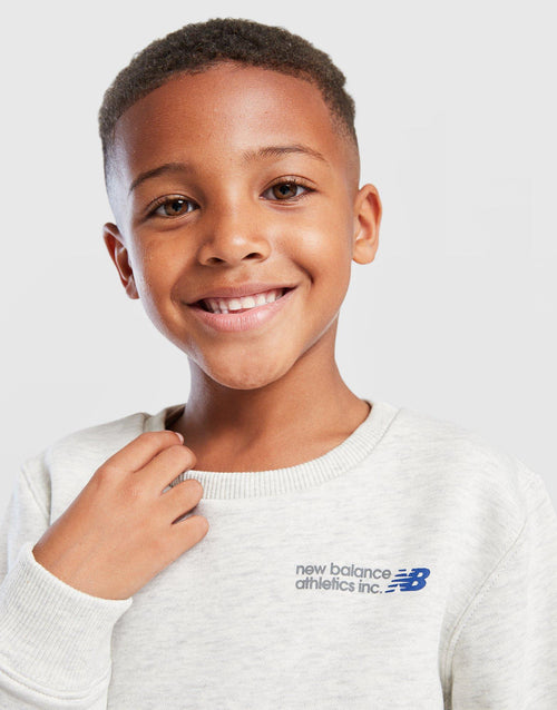 Linear Logo Crew Tracksuit Children