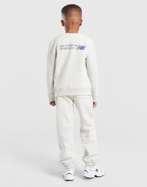 Linear Logo Crew Tracksuit Children