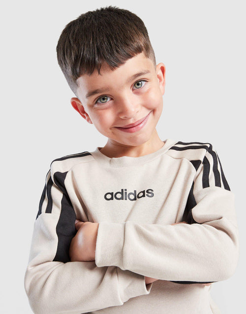 Colour Block Linear Crew Tracksuit Children's