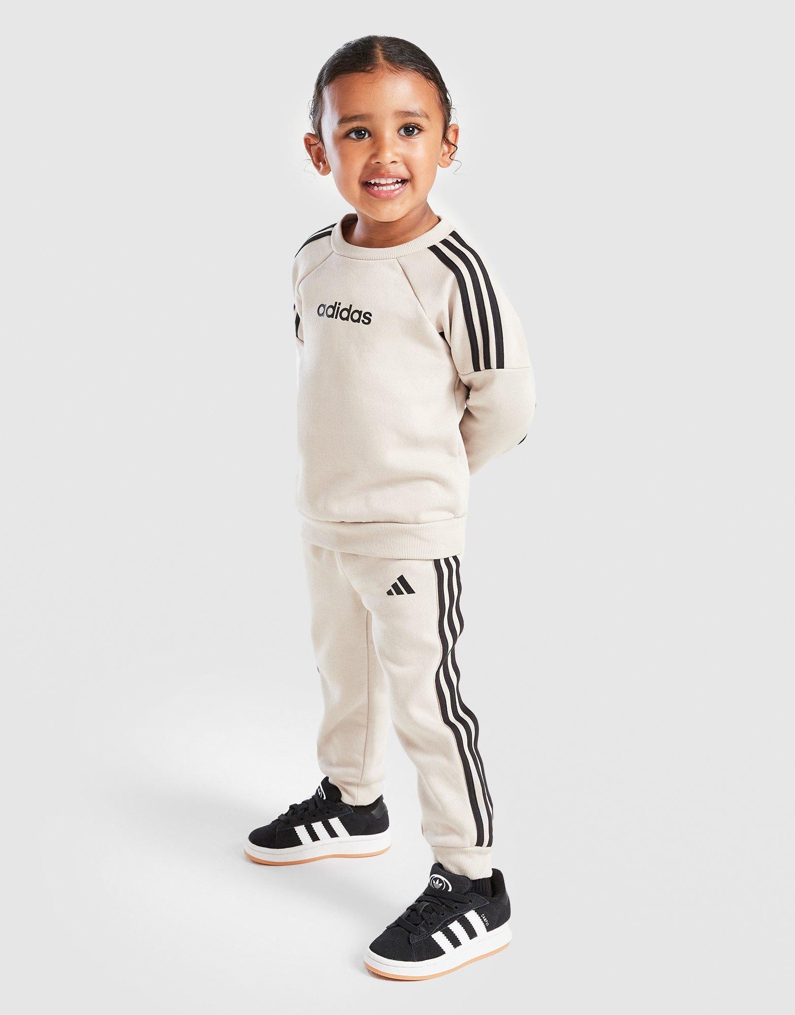 Colour Block Linear Crew Tracksuit Infant