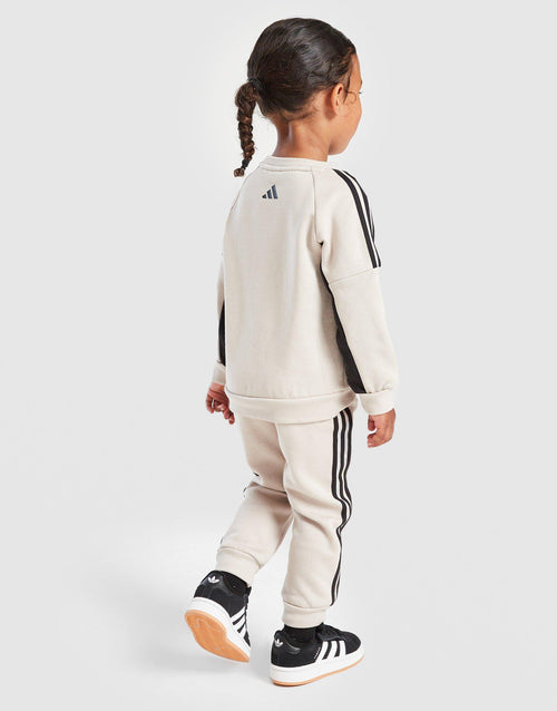 Colour Block Linear Crew Tracksuit Infant