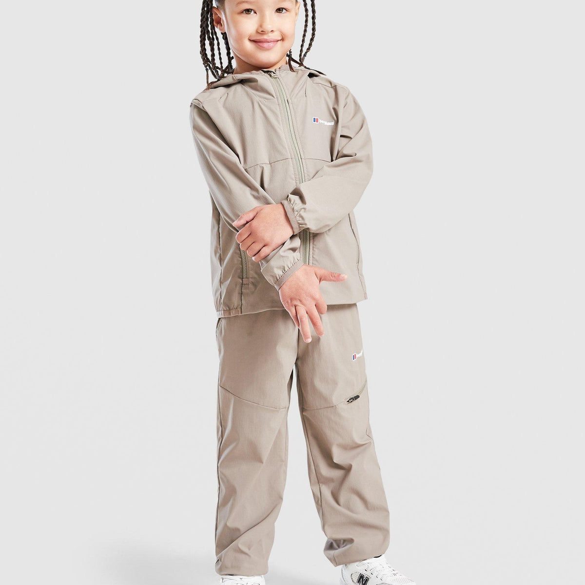 Grey Berghaus Theran Tracksuit Children - JD Sports Singapore
