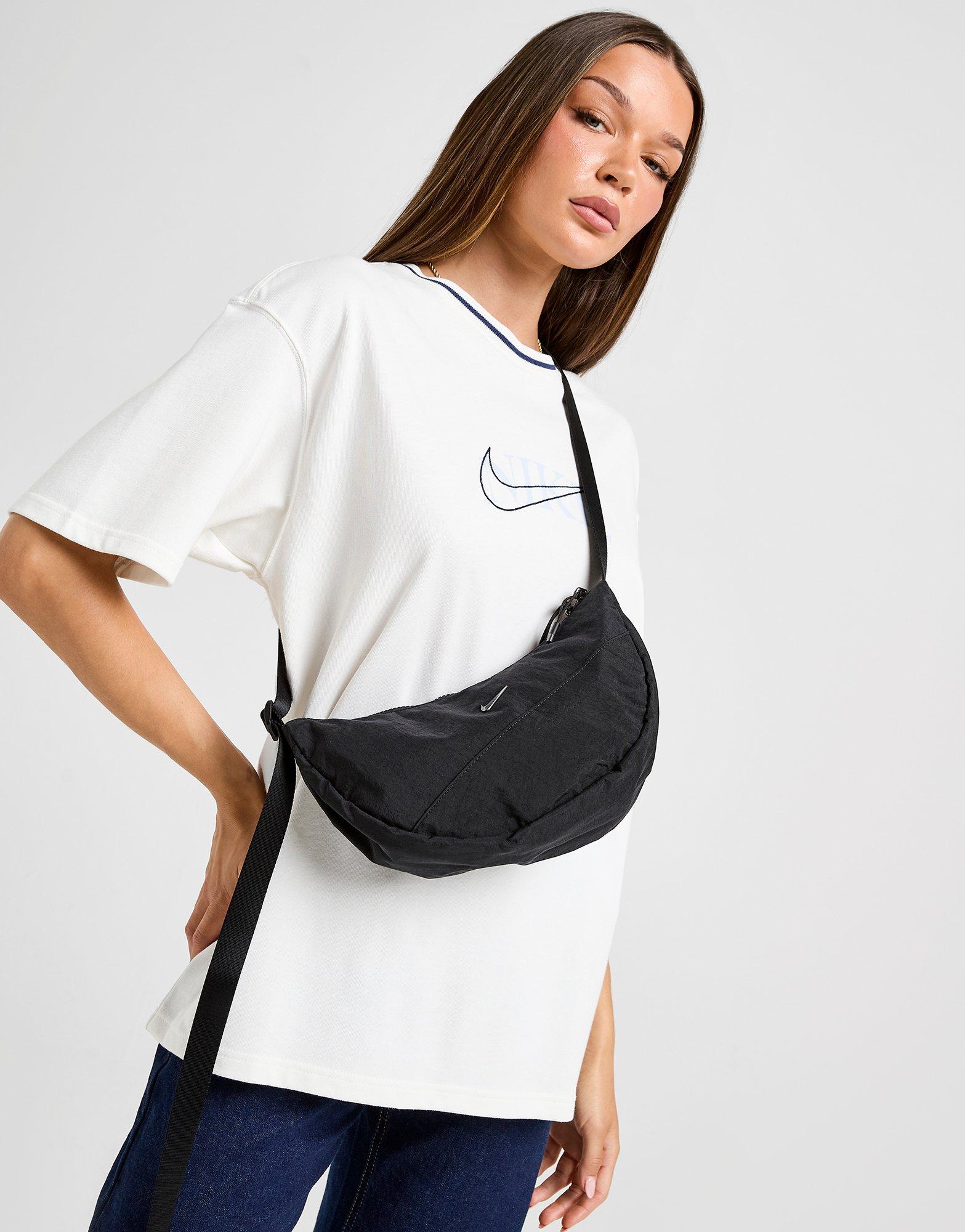 Black Nike Aura Crescent Crossbody (4L) - JD Sports Singapore