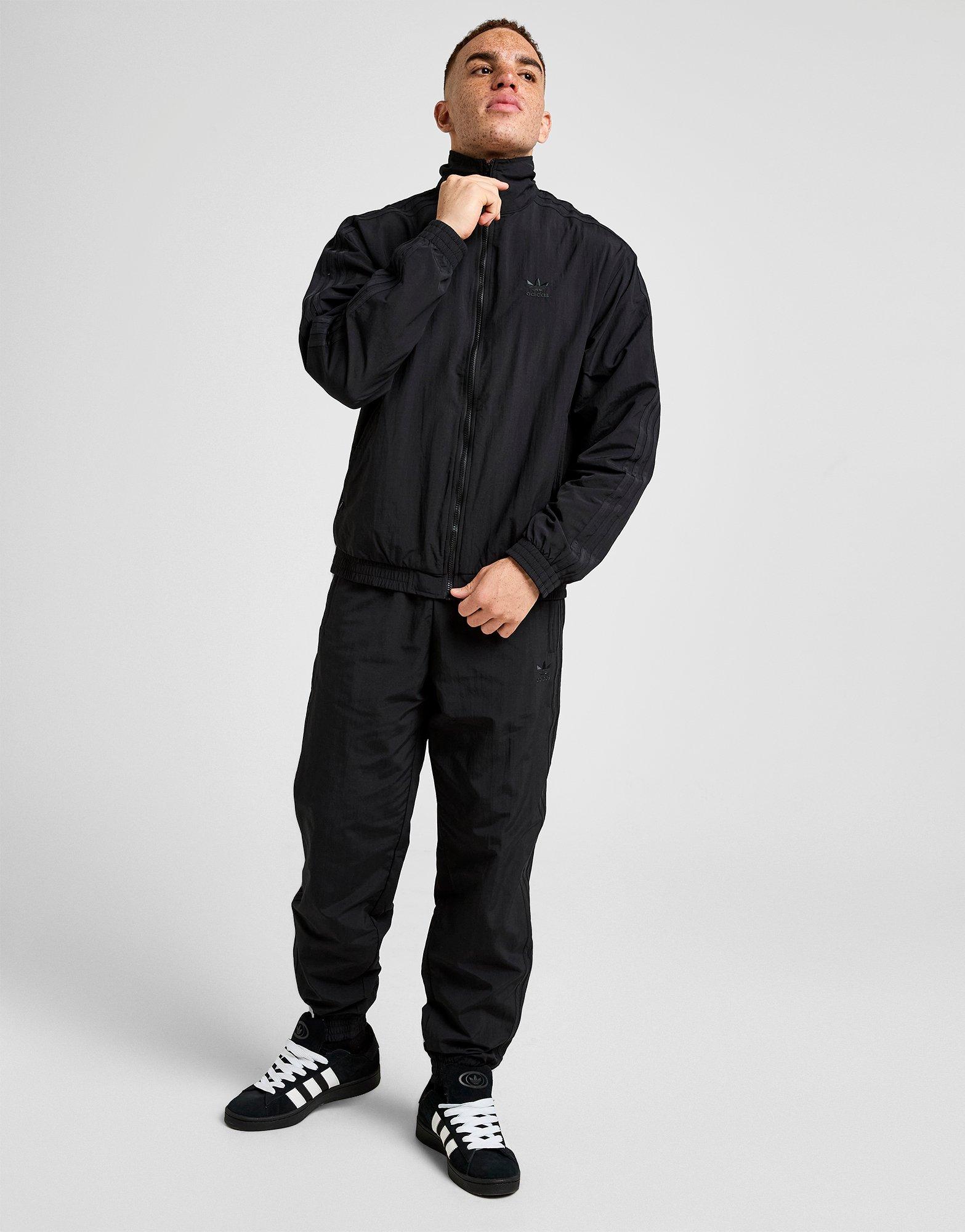 Black adidas Woven Firebird Track Top - JD Sports Singapore