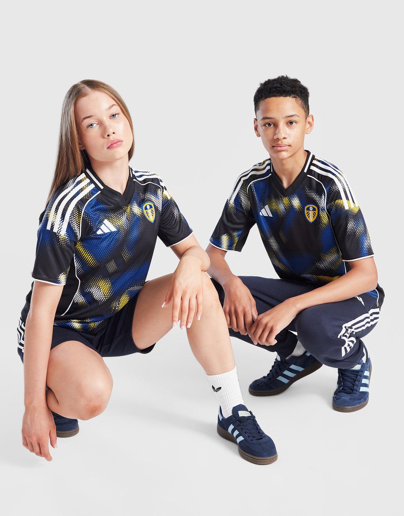 Black adidas Leeds United FC 2025/26 Third Shirt Junior - JD