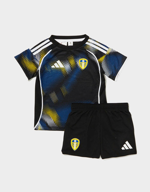 Black adidas Leeds United FC 2025/26 Third Kit Infant