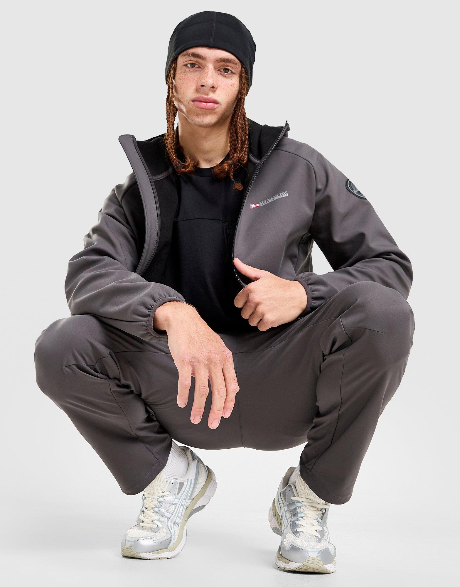 NAPAPIJRI ナイロンジャケット Lサイズ グレー Grey Napapijri Softshell Waterproof Jacket - JD Sports Singapore