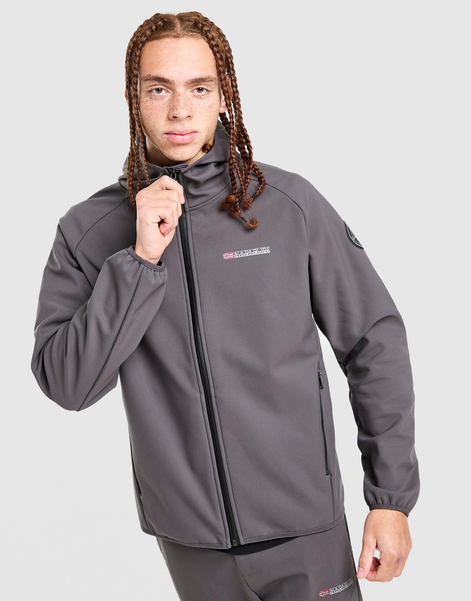 NAPAPIJRI ナイロンジャケット Lサイズ グレー Grey Napapijri Softshell Waterproof Jacket - JD Sports Singapore