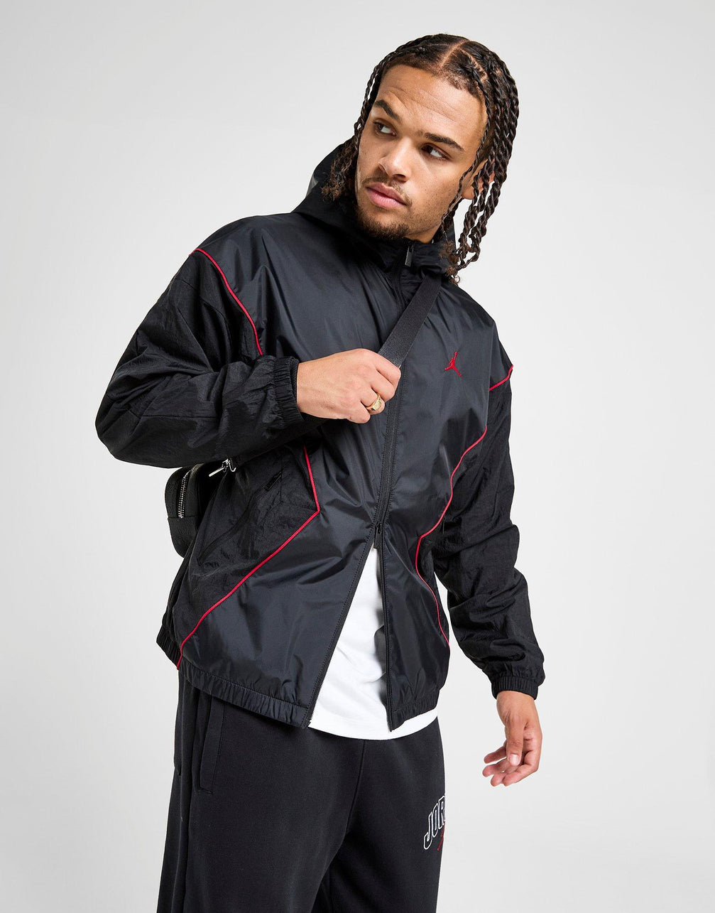 Black Jordan Draft Jacket - JD Sports Singapore
