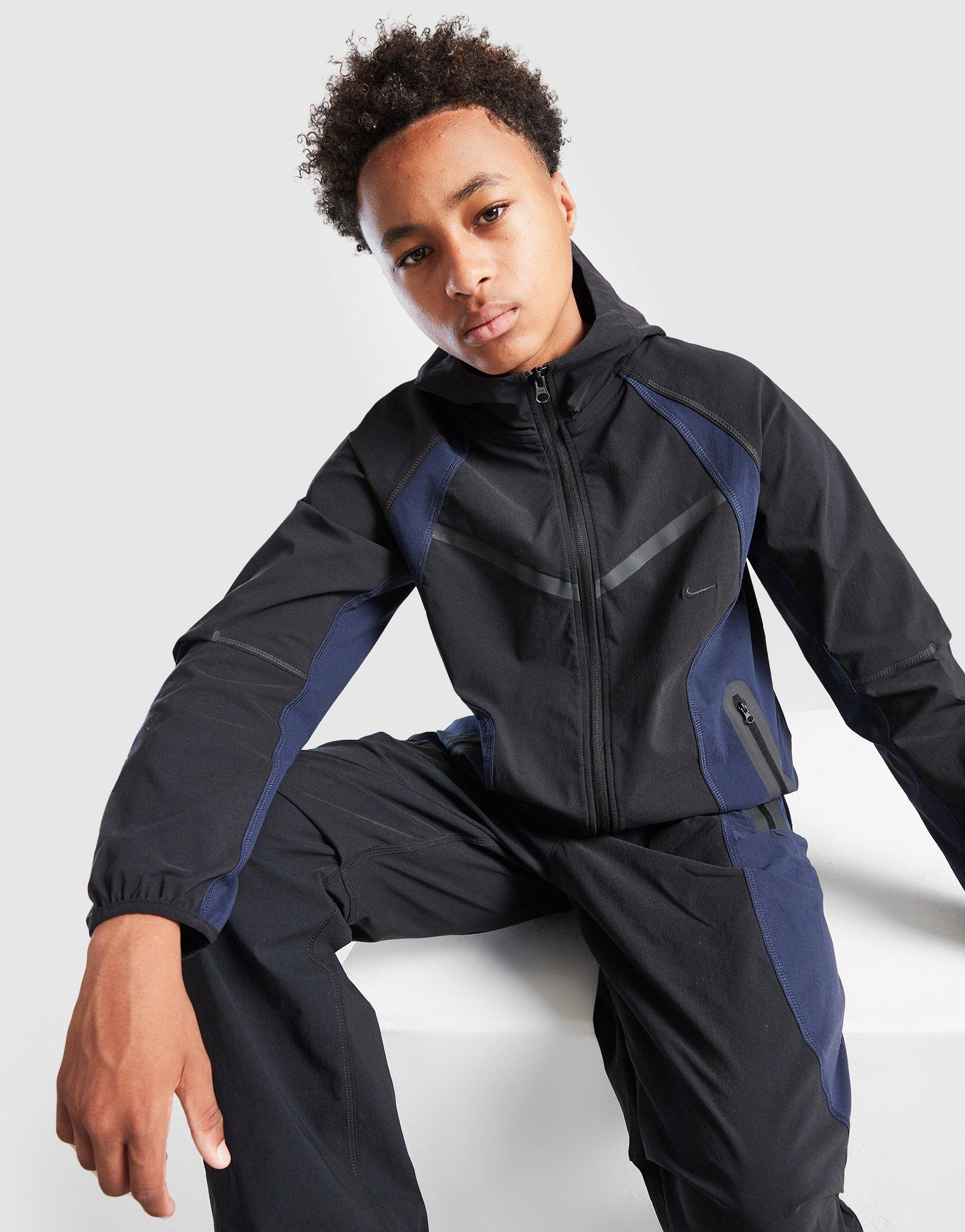 Tech Woven Full Zip Colour Block Jacket Junior's
