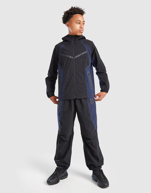 Tech Woven Full Zip Colour Block Jacket Junior's