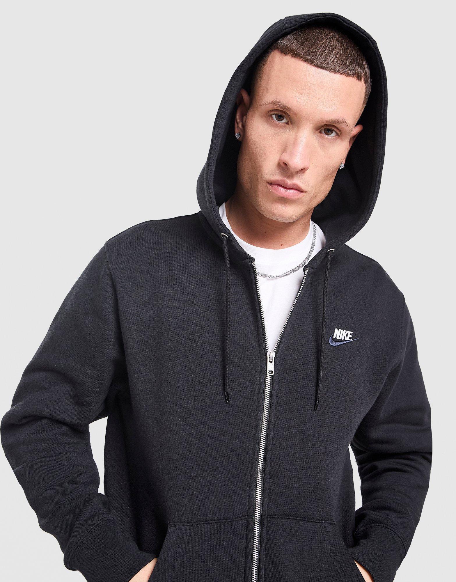 服/ファッション Nike Sportswear Men's Full-Zip Hoodie Black Nike Foundation Full Zip Hoodie - JD Sports Singapore