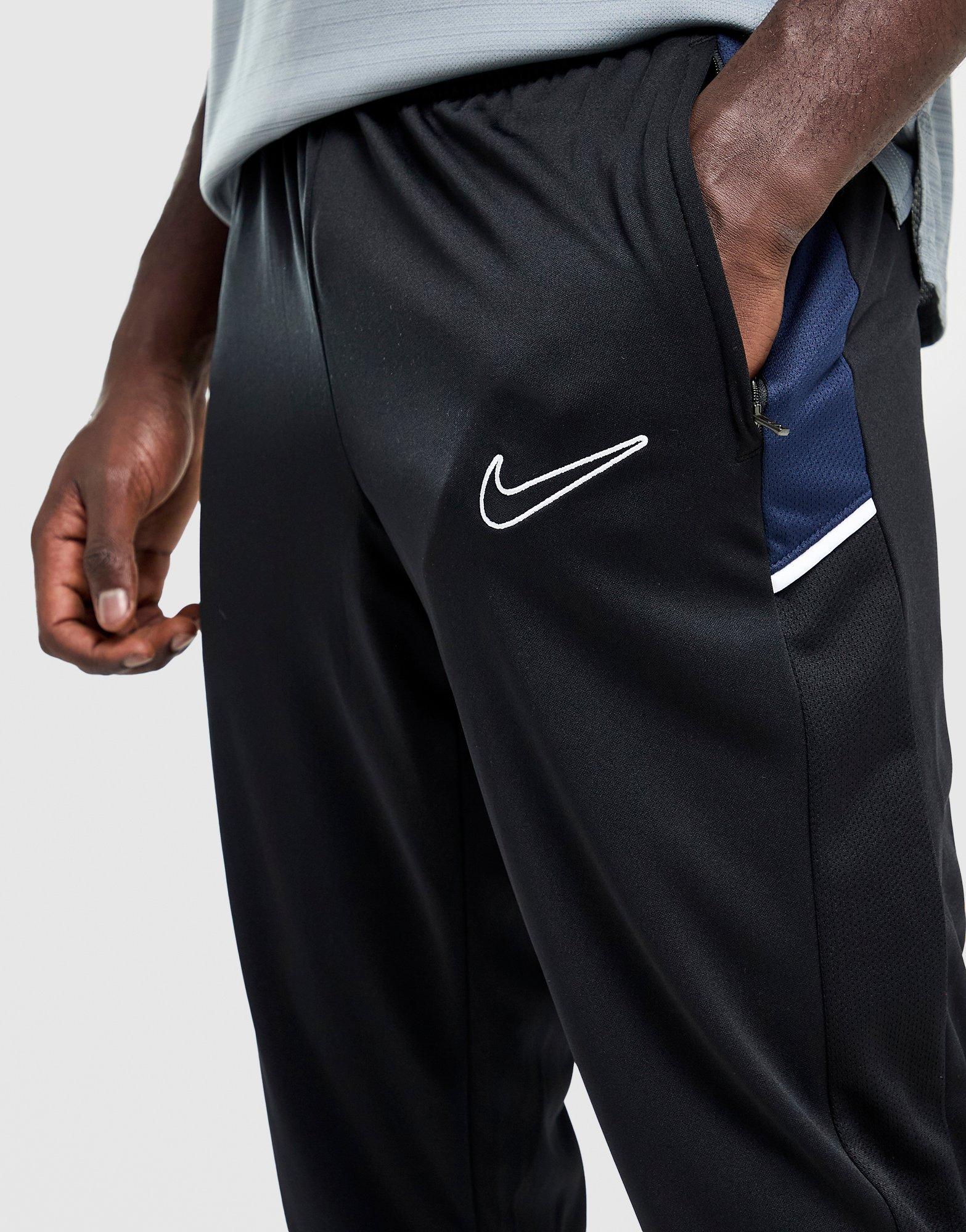 nike black academy track pant
