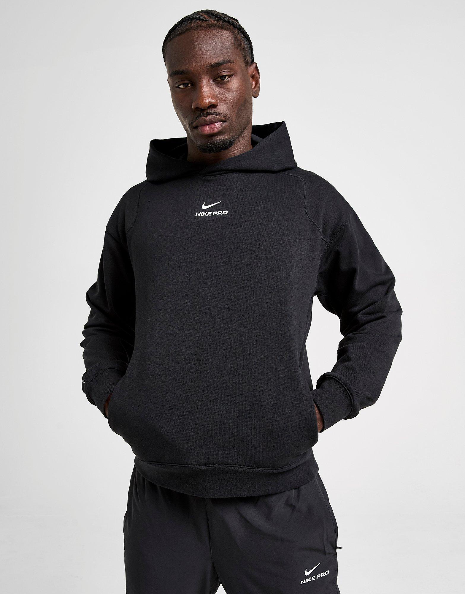 nike overhead black hoodie